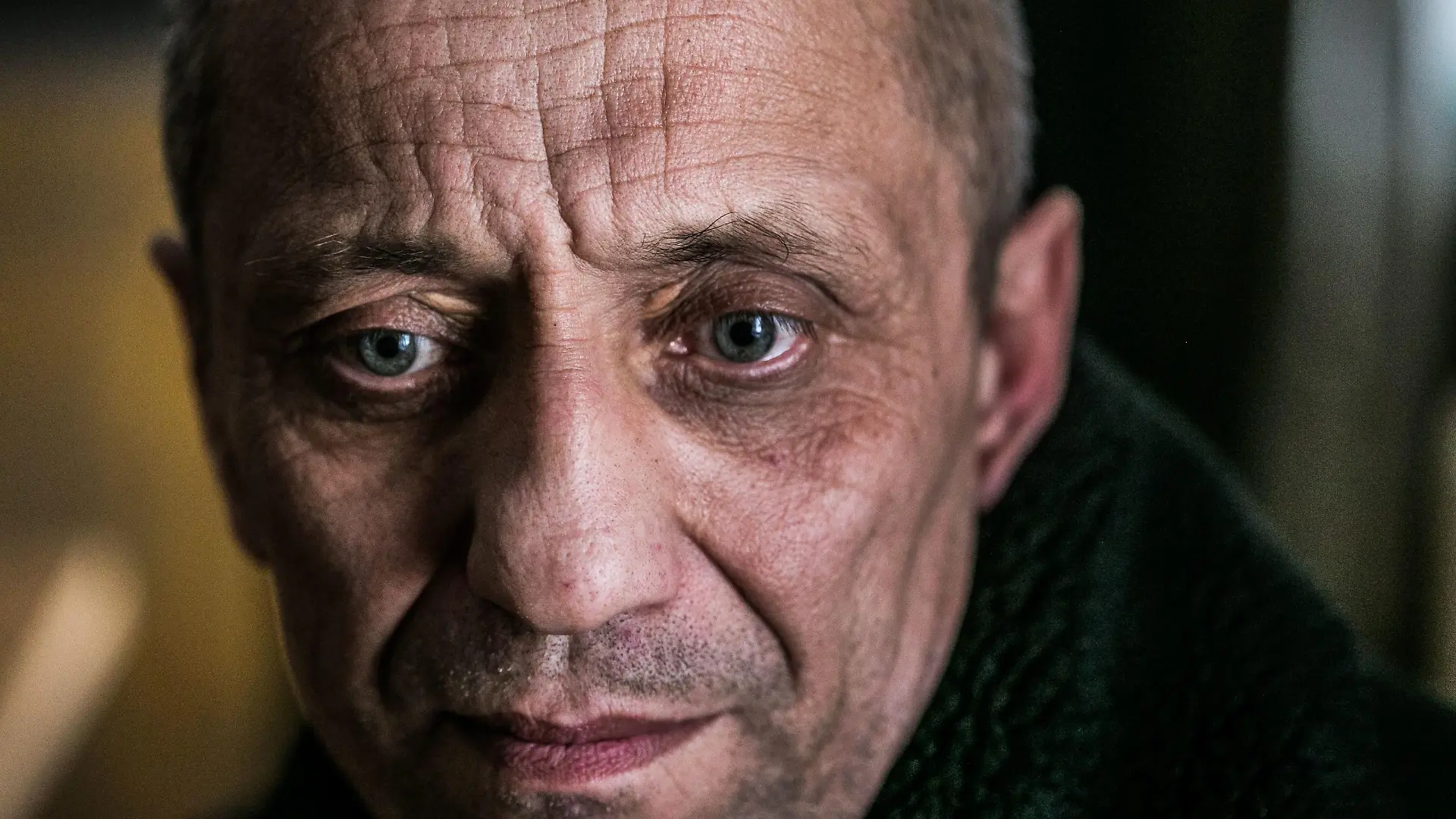 A picture taken on December 13, 2017 shows serial killer Mikhail Popkov in Irkutsk. - A Siberian policeman who raped and killed women after offering them late-night rides was found guilty of dozens more murders on December 10, 2018, making him Russia's most prolific serial killer of recent times. A court in the city of Irkutsk found Mikhail Popkov guilty of 56 murders between 1992 and 2007, sentencing him to a second life term. He was already in prison after being convicted of killing 22 women in 2015. (Photo by Anton Klimov / AFP) (Photo credit should read ANTON KLIMOV/AFP via Getty Images)