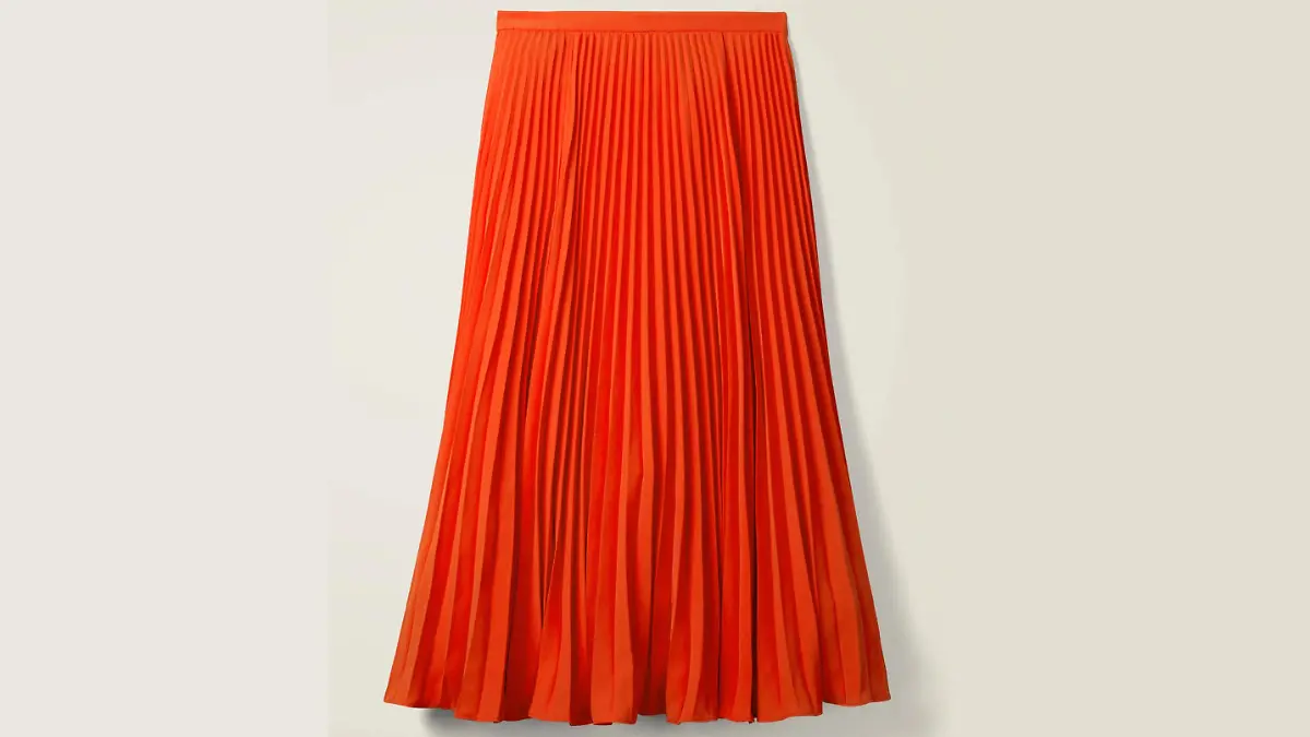 Trend-Farbe Orangerot.
