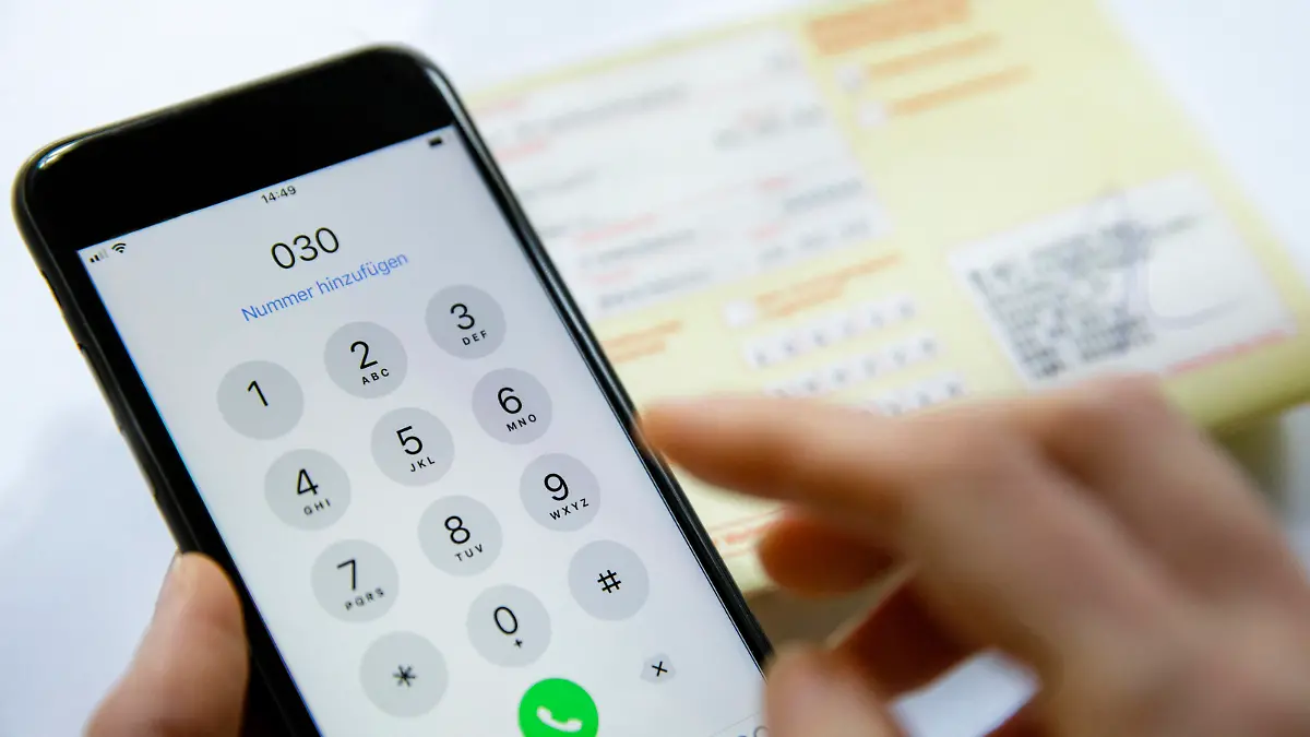 Symbolbild zum Thema Krankschreibung telefonisch anfordern. Berlin, 10.03.2020. Copyright: Janine Schmitz/ picture alliance/photothek