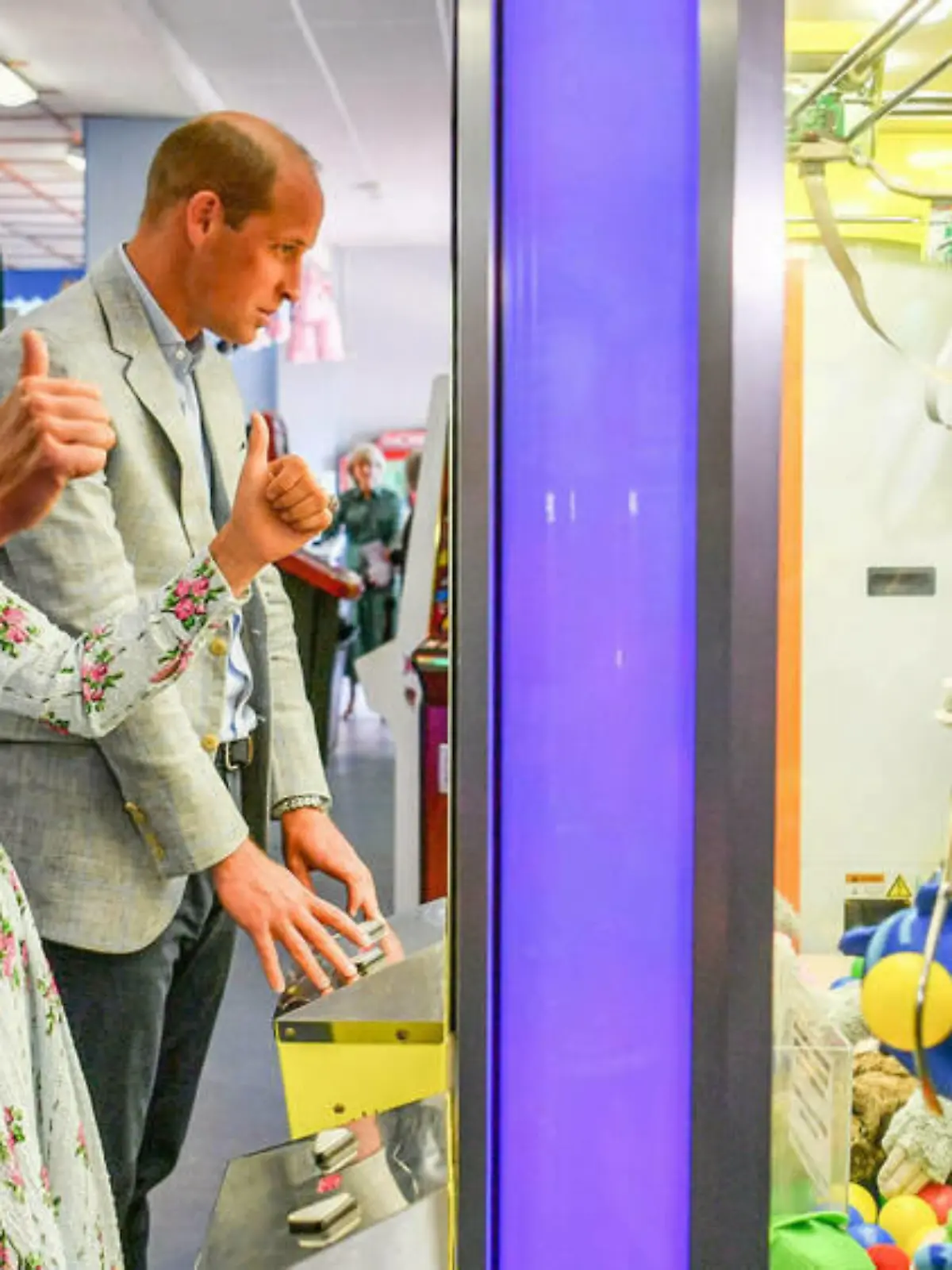 Prinz William und Herzogin Kate im Spielparadies