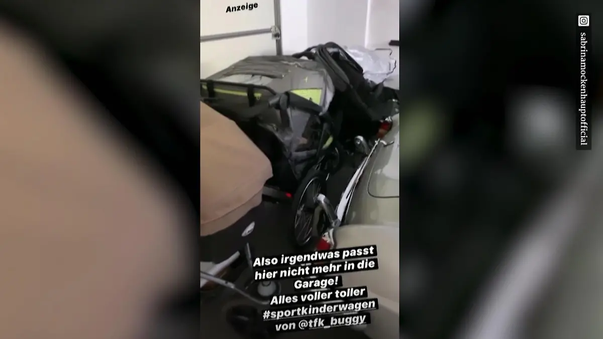 Sabrina Mockenhaupt zeigt ihren Kinderwagen-Fuhrpark Kein Platz mehr in der Garage