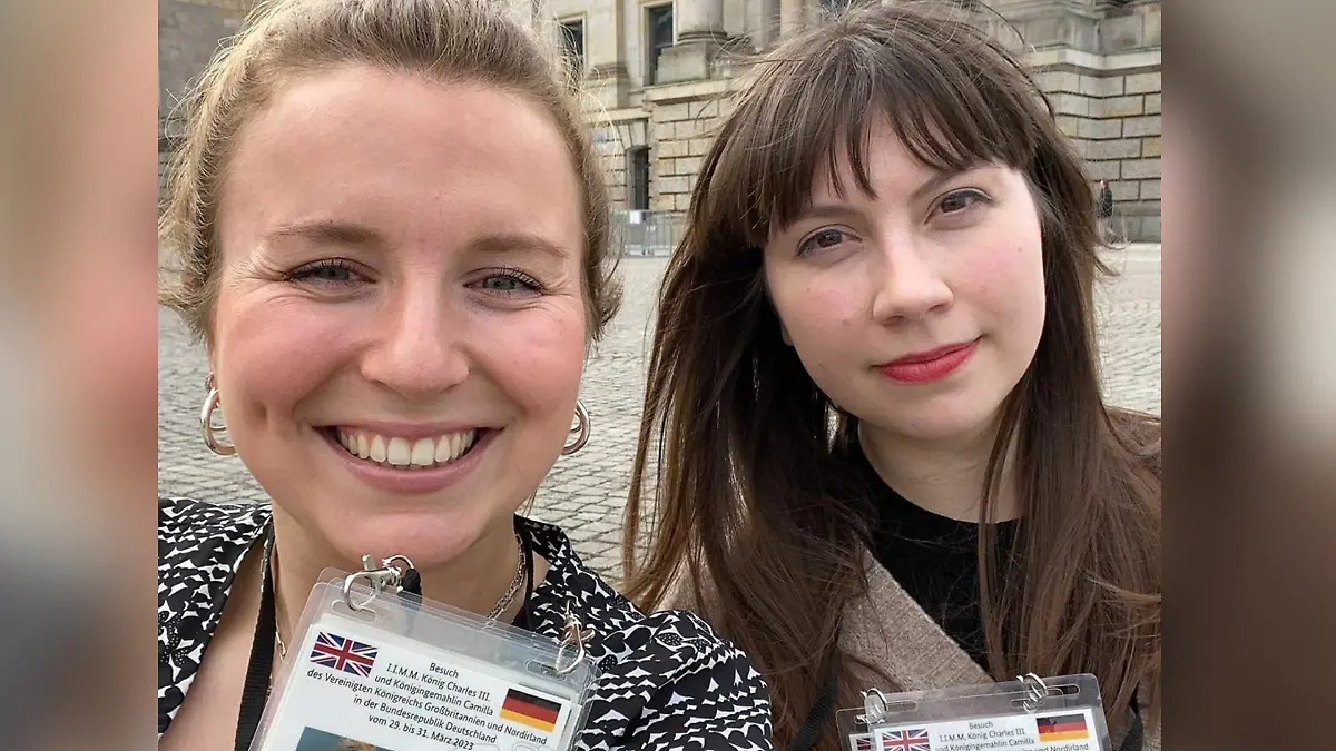 Social-Media-Redakteurinnen Alina Kutsch und Klara Linke