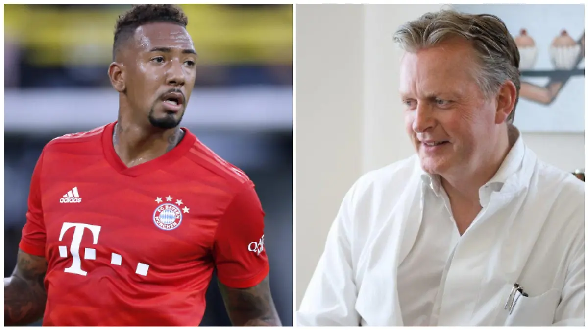 Im Streit: Jérôme Boateng und Schönheitschirurg Dr. med. Ludger Meyer