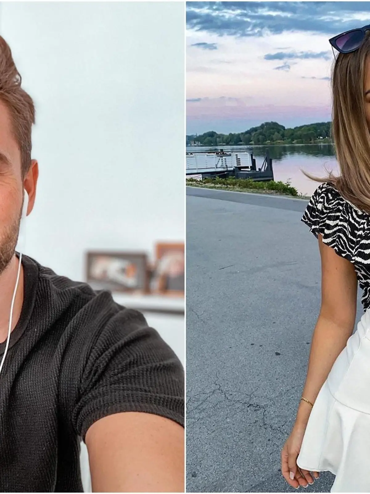 Johannes Haller und Jessica Paszka wurden verliebt in einem Spa in Düsseldorf gesichtet.