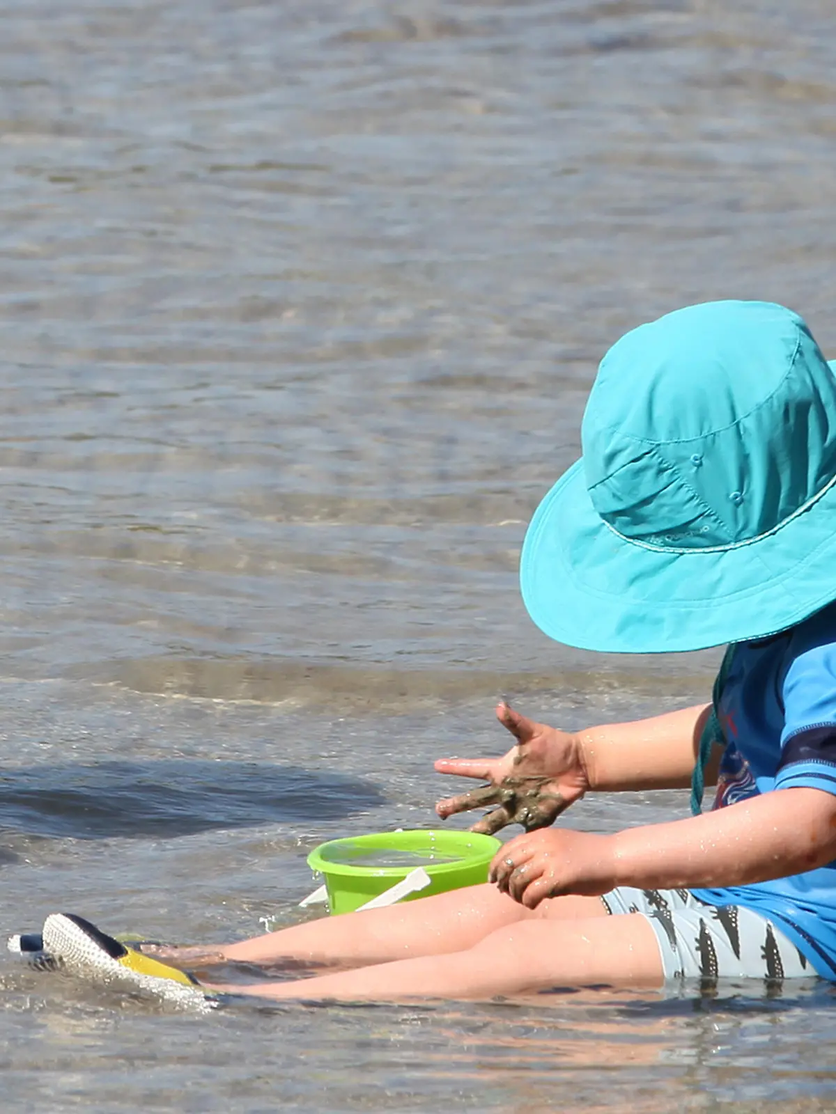 18.07.2015., Split, Croatia - Bacvice beach has the international Blue Flag award for the cleanness of the sea. Photo: Miranda Cikotic/PIXSELL |