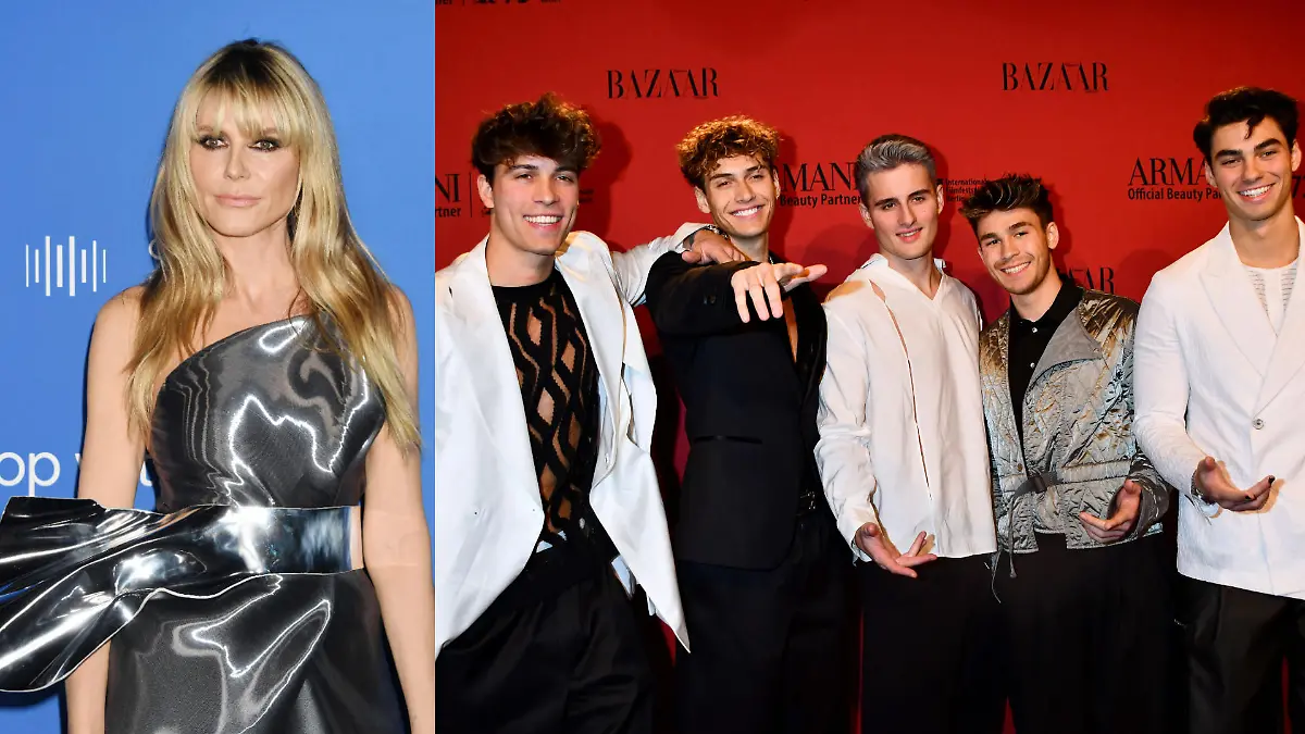 In der siebten Folge von "Germany's Next Topmodel" saßen die Elevator Boys neben Heidi Klum