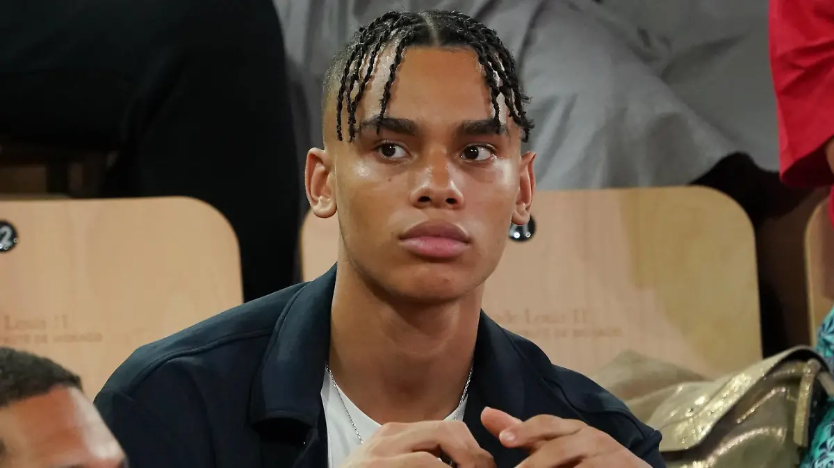 Alexandre Coste Fils de SAS le Prince Albert II de Monaco assiste à la finale CELEBRITES : AS Monaco vs Boulogne-Levallois Metropolitans 92 - Finale Match 1 - Jeep Elite - Monaco - 10/06/2023 NorbertScanella/Panoramic PUBLICATIONxNOTxINxFRAxITAxBEL
