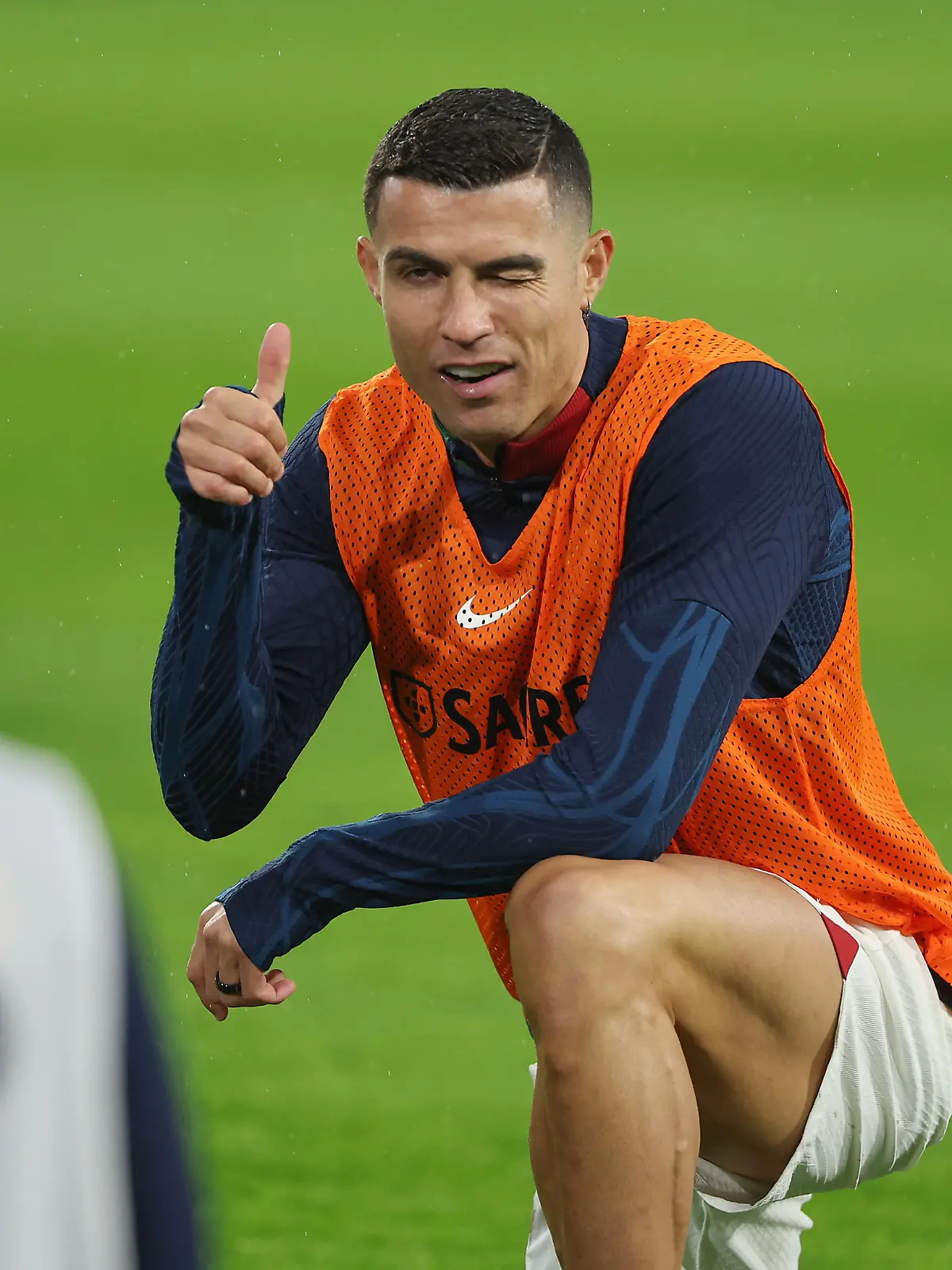 26.03.2023, Fussball EM-Qualifikation, European Qualifiers, Luxemburg - Portugal, v.l., Cristiano Ronaldo (Portugal) DFL/DFB REGULATIONS PROHIBIT ANY USE OF PHOTOGRAPHS AS IMAGE SEQUENCES AND/OR QUASI-VIDEO. xdcx