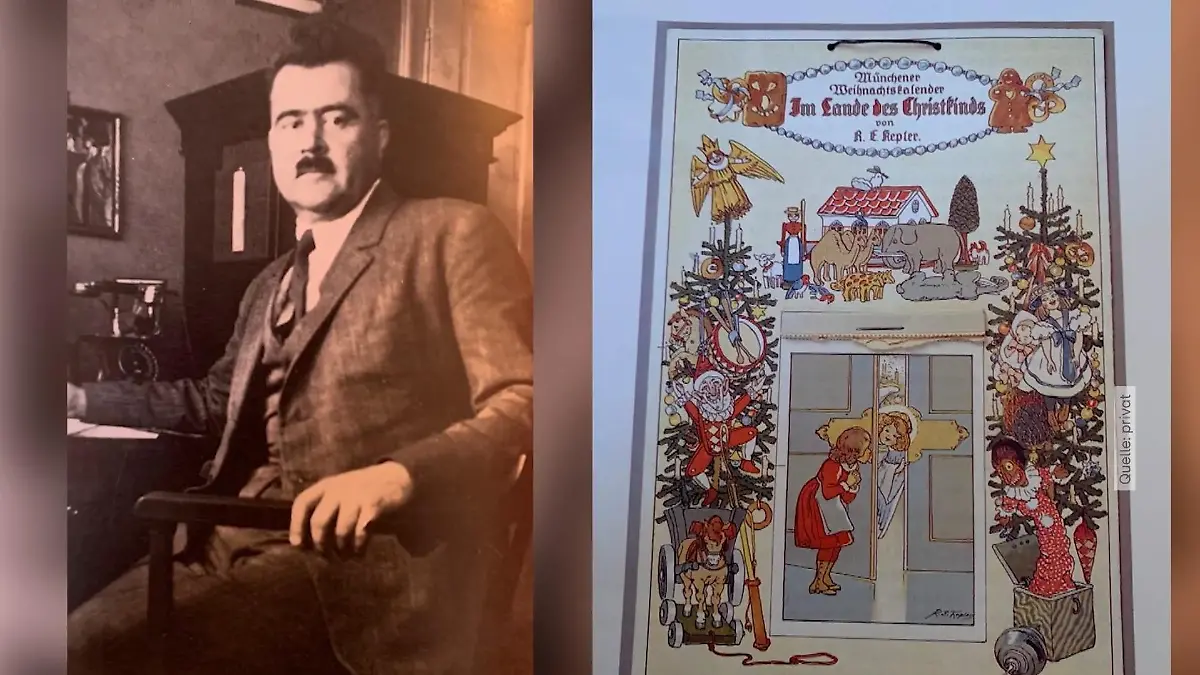 Gerhard Lang brachte 1903 den ersten Adventskalender raus.