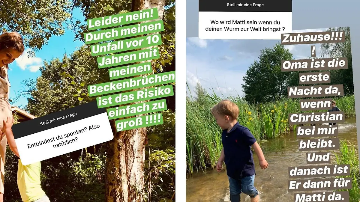 Anna-Maria Zimmermann verriet ihren Fans, dass bei einer natürlichen Geburt von Baby Nummer 2 das Risiko einfach zu groß sei.