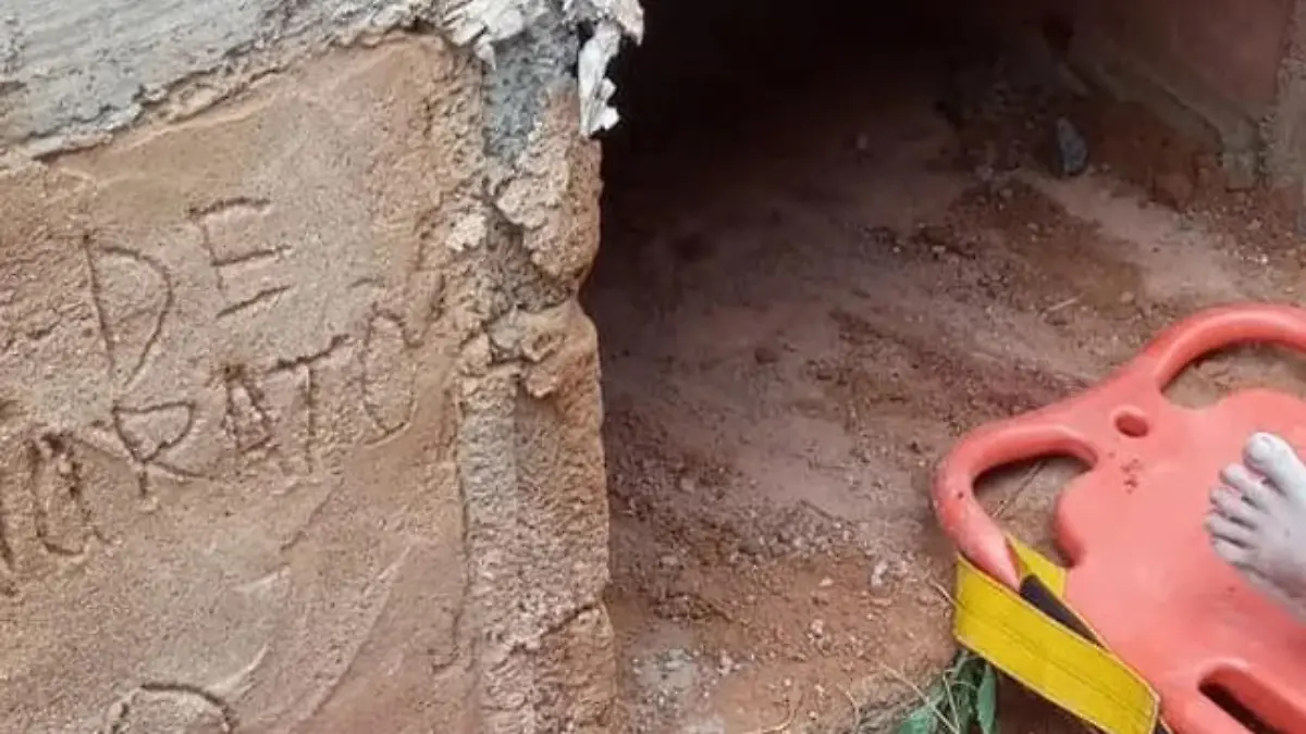 Unbekannte sollen die Frau lebendig auf einem Friedhof in Brasilien begraben haben.