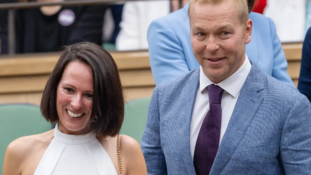 Chris Hoy und seine Frau Sarra Hoy