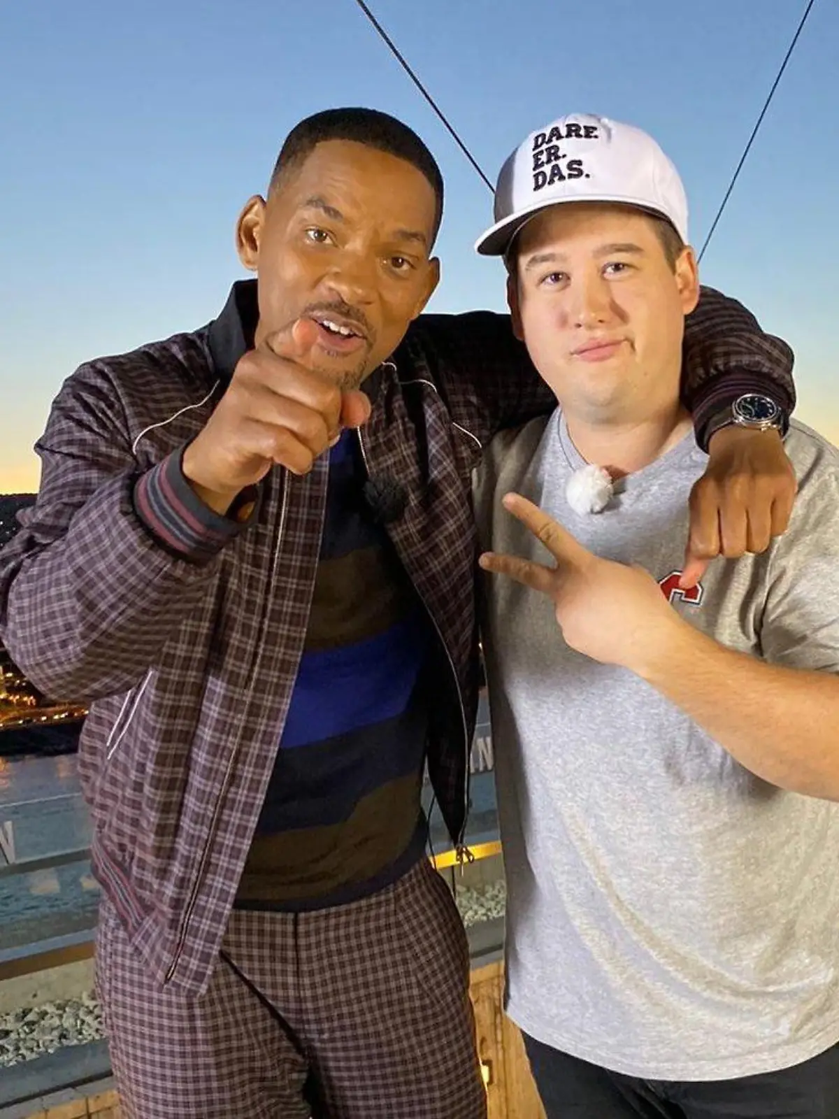 Will Smith und Chris Tall beim gemeinsamen Interview.