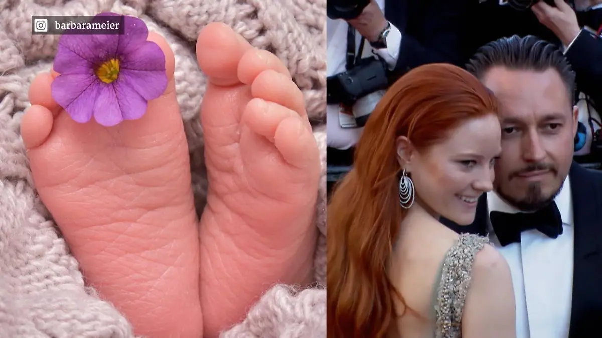 Für Insta: So setzen Promis ihre neugeborenen Babys in Szene Barbara Meier & Co.