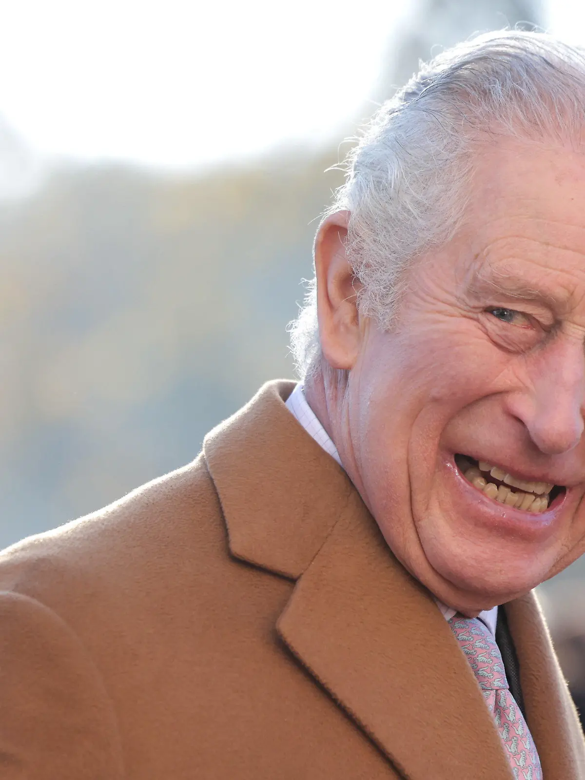 ARCHIV - 06.12.2022, Großbritannien, Luton: König Charles III. während eines Besuchs in Luton. Die britschen Royals haben in Deutschland viele Fans. Eine gehört nicht dazu: die britische Autorin Jacinta Nandi in Berlin. Sie findet die Monarchie teuer und unmenschlich. (zu dpa: ««Peinlich für England» - Britische Autorin vor Charles-Besuch genervt») Foto: Chris Jackson/PA Wire/dpa +++ dpa-Bildfunk +++
