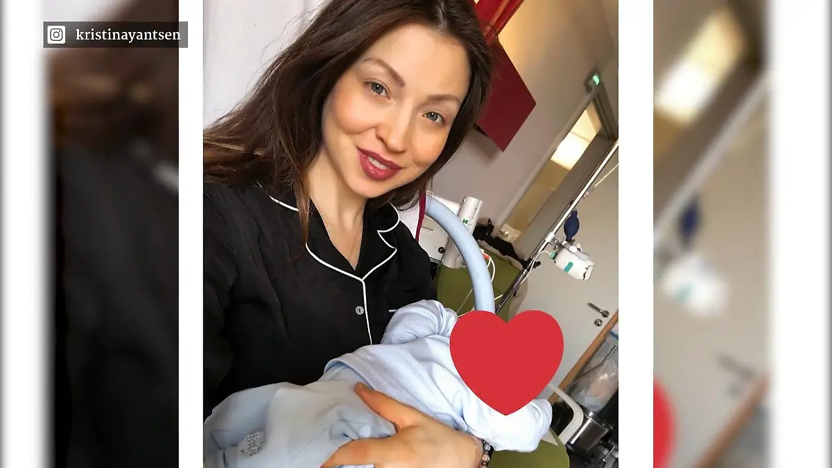 Kristina Yantsen ohne Mann mit Wehen im Krankenhaus Kristina Yantsen ohne Mann mit Wehen im Krankenhau