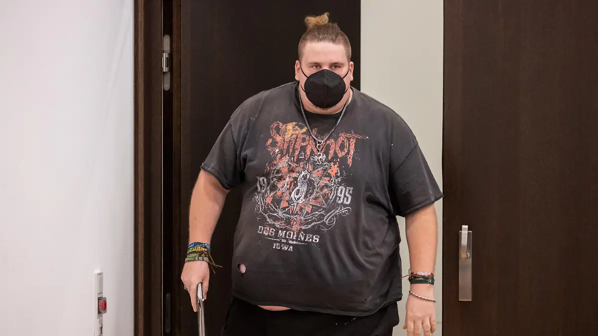 „Drachenlord” Rainer Winkler bei einer Verhandlung vor Gericht