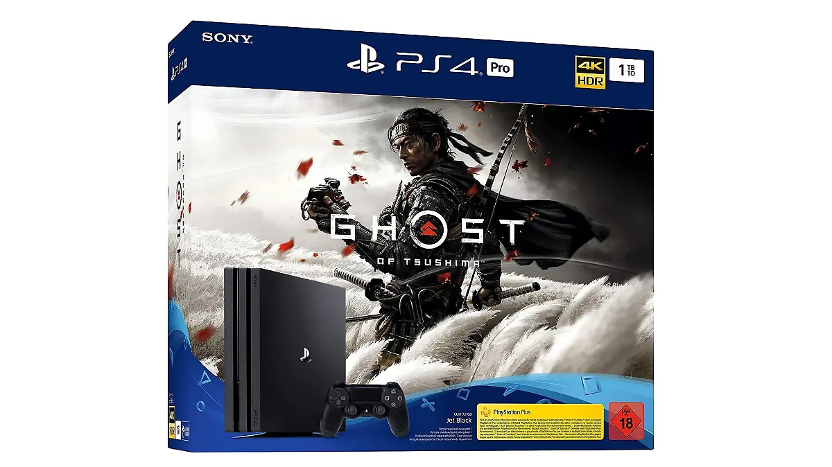 PS4 Pro und "Ghost of Tsushima" im Bundle