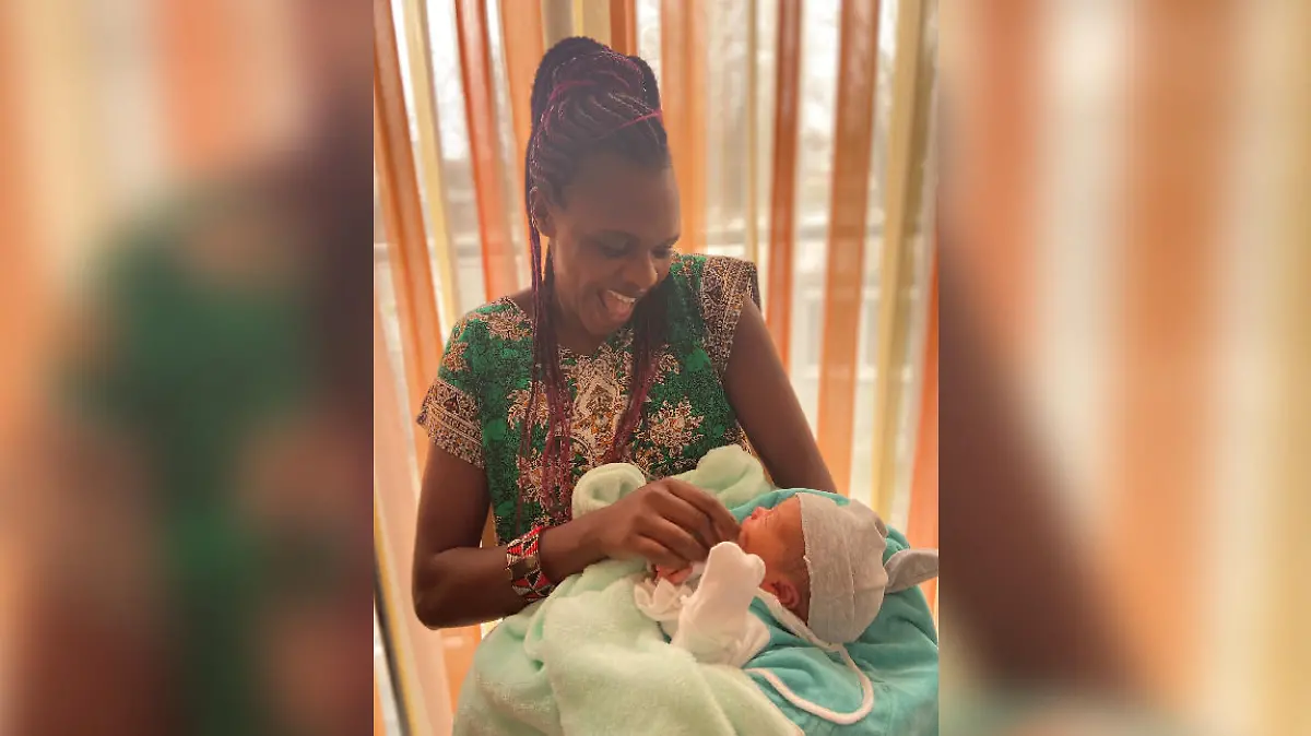 Ruth Wambui Piller und ihr kleiner Sohn Samuel