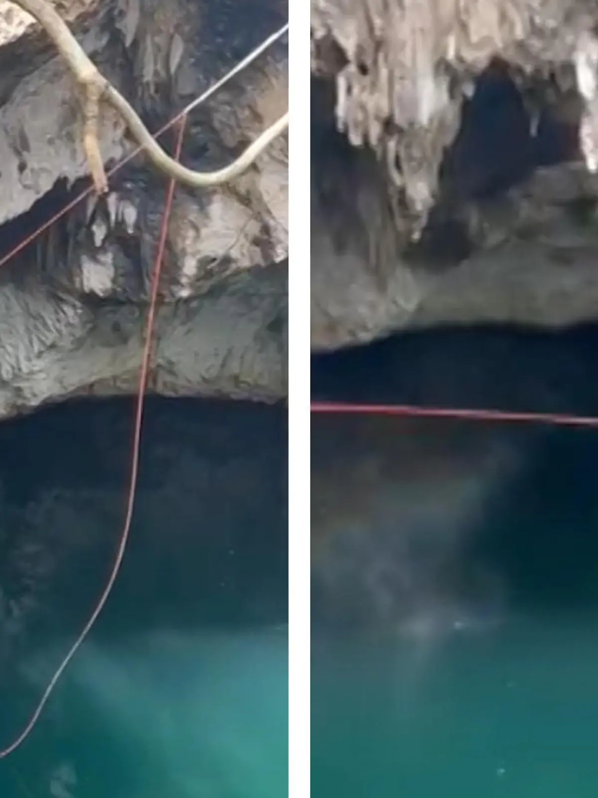 Dieser Sprung war so sicher nicht geplant. Nach anfänglichem Zögern wagt der Mann endlich den Sprung ins Wasser und muss dann ordentlich leiden. Was da genau schief gelaufen ist, sehen Sie im Video.