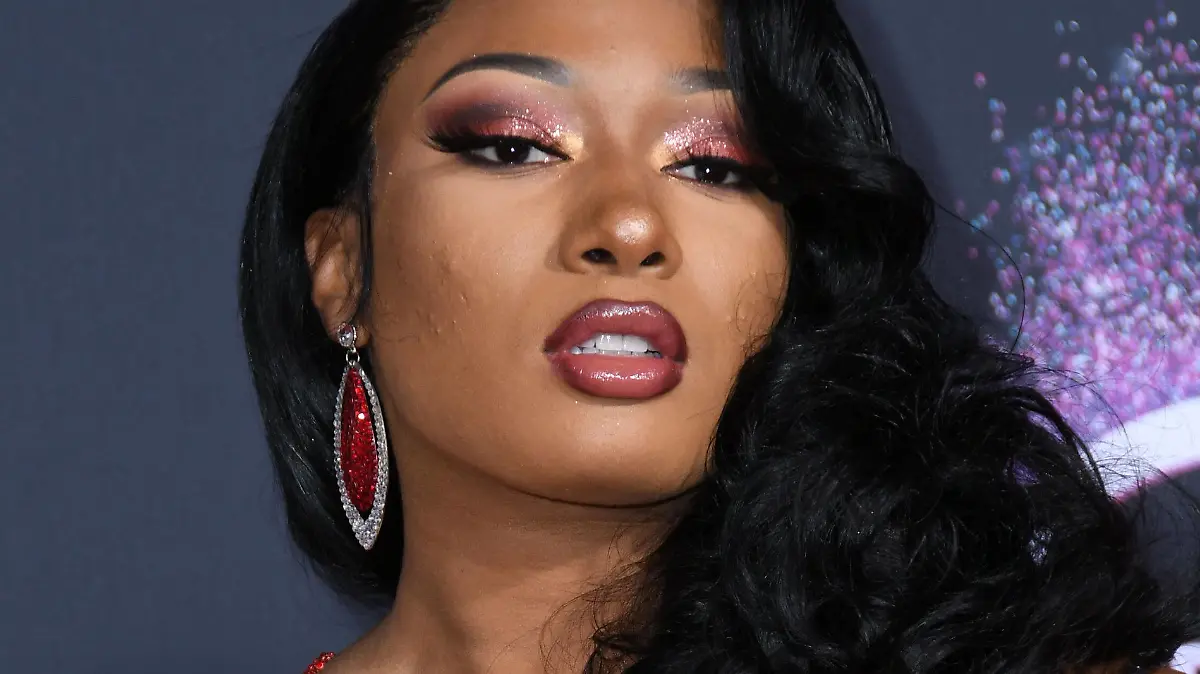  24 November 2019 - Los Angeles, California - Megan Thee Stallion. 2019 American Music Awards - Arrivals held at Microsoft Theater. Photo Credit: Birdie Thompson/AdMedia 247961 2019-11-24 California Los Angeles Etats-Unis PUBLICATIONxINxGERxAUTxONLY Copyright: xAdMediax STAR_247961_365