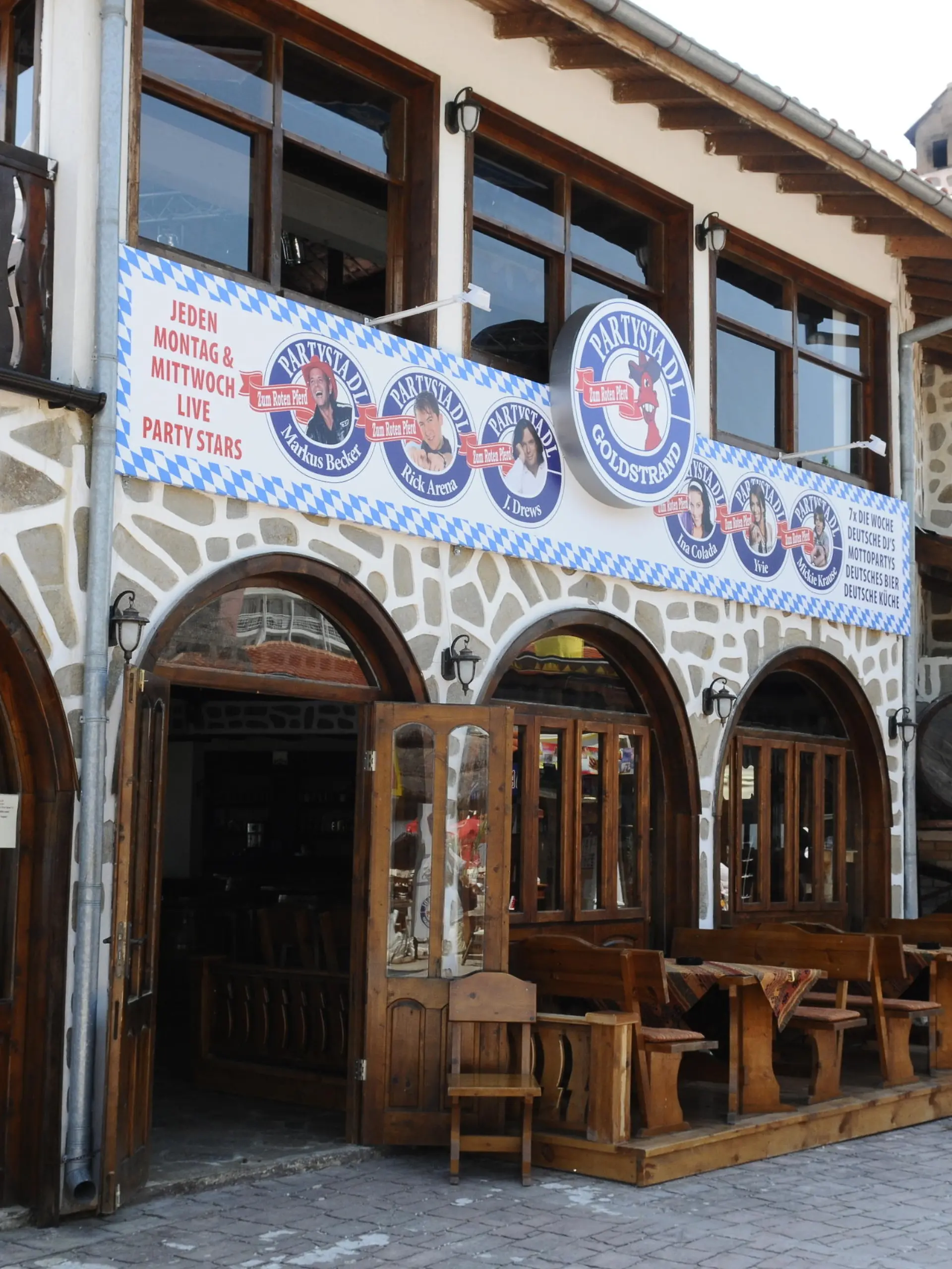 Partystadl in Bulgarien