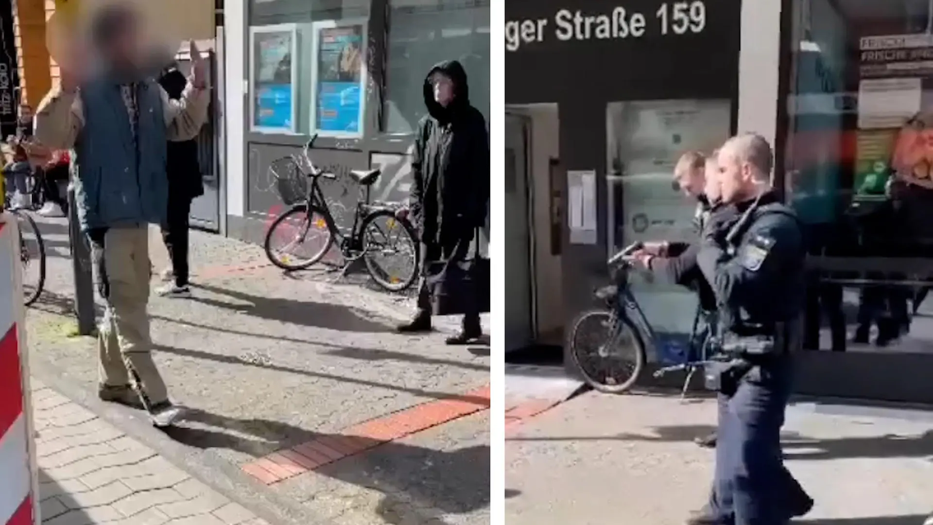 Situation beim Einkaufen in Frankfurt-Bornheim eskaliert.