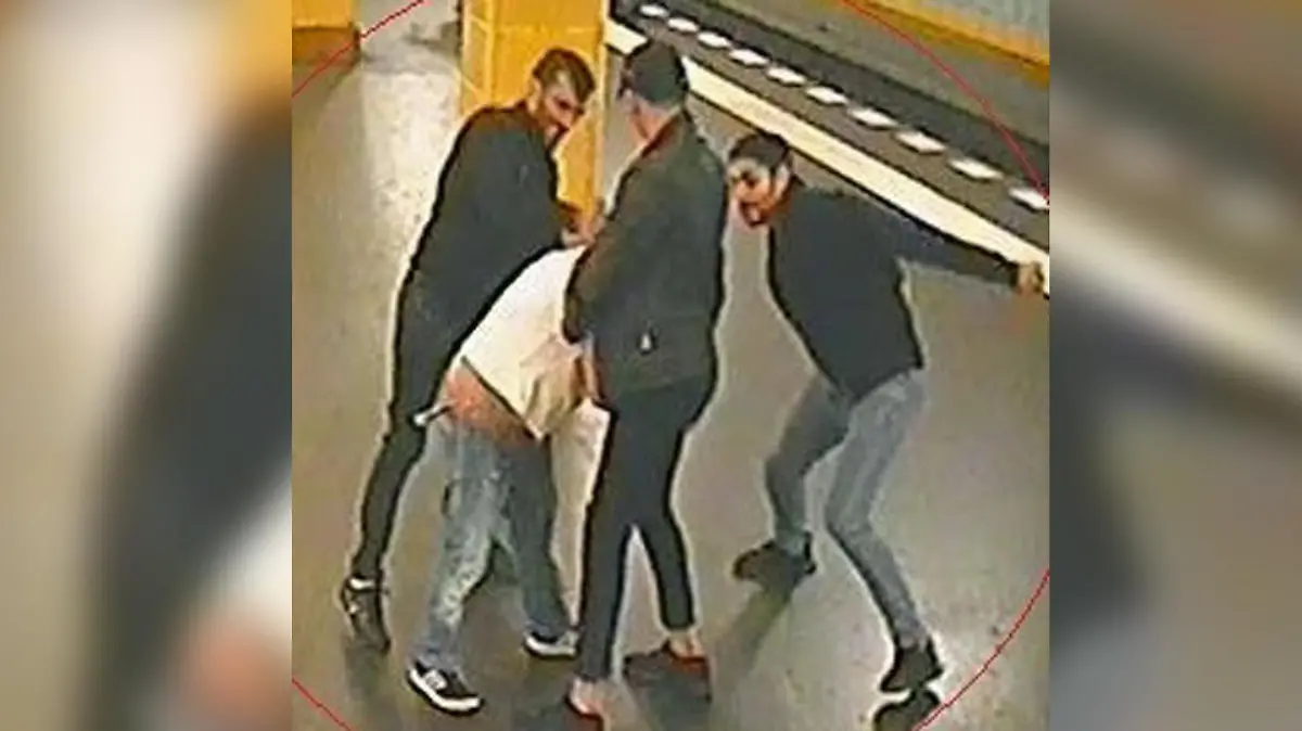Die Fotos zeigen die Tatverdächtigen 1, 2 und 3