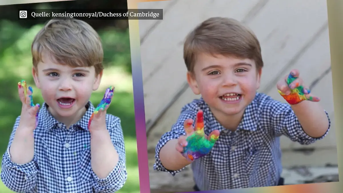 Die schönsten Momente von Prinz Louis Der kleine Prinz feiert 2. Geburtstag