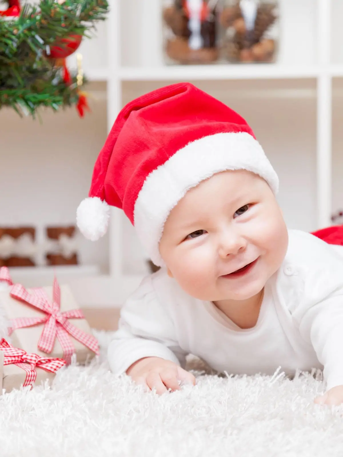 Erstes Weihnachten mit dem Baby
