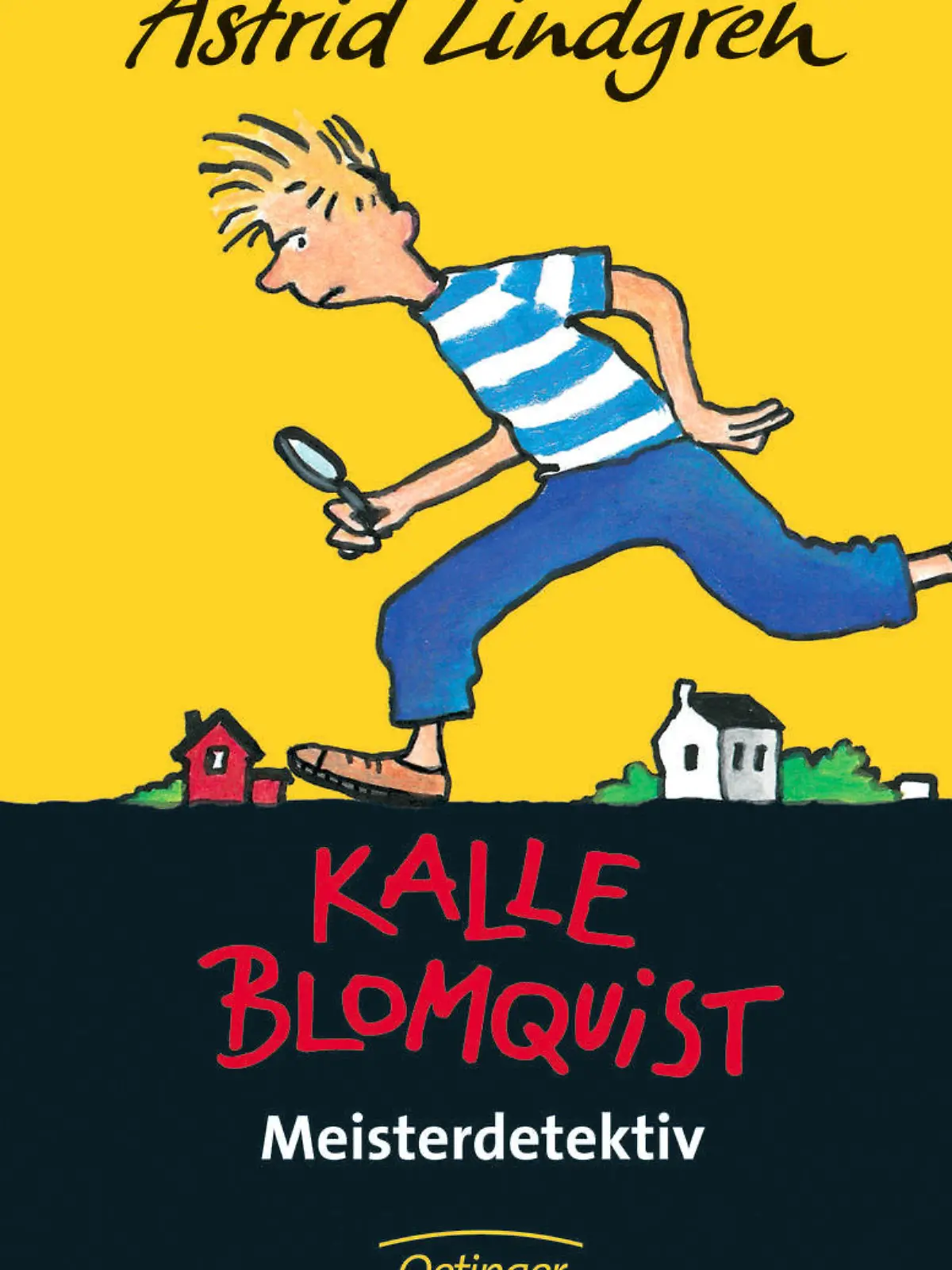 Das Bild zeigt das Cover des Buches "Kalle Blomquist - Meisterdetektiv" von Astrid Lindgren. Kalle Blomquist lebt in dem kleinen, verschlafenen Ort Kleinköping in Schweden. Dabei wäre er viel lieber in London oder in Paris. Dort sind seine großen Vorbilder Sherlock Holmes und Hercule Poirot auf Verbrecherjagd. Kalle wäre nämlich selbst nichts lieber als ein Meisterdetektiv. ACHTUNG Nur für Bezieher des Dienstes dpa-Nachrichten für Kinder +++(c) dpa - Nachrichten für Kinder+++