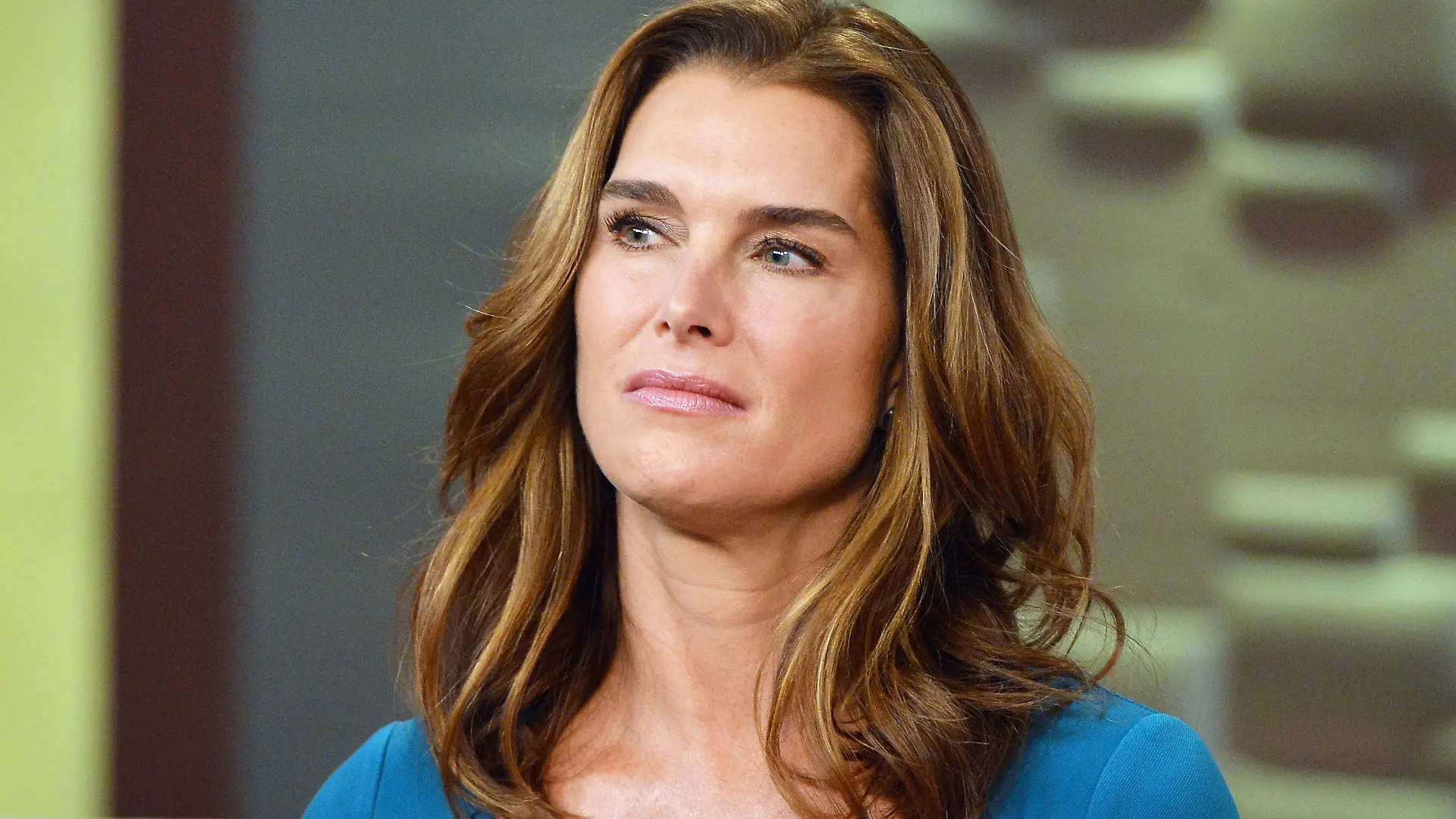NEW YORK, NY - DECEMBER 04:  Actress Brooke Shields visits "FOX & Friends" at FOX Studios on December 4, 2014 in New York City.  (Photo by Slaven Vlasic/Getty Images)