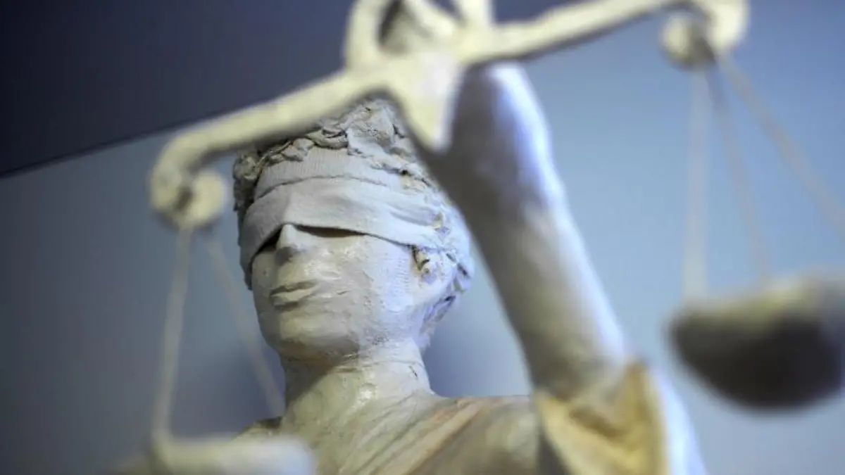Die Statue der Justitia