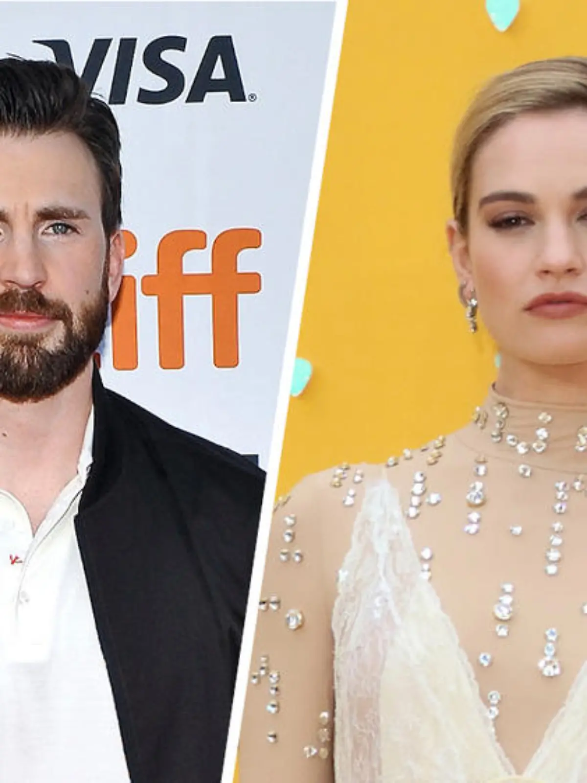 Chris Evans und Lily James heizen Liebesgerüchte an