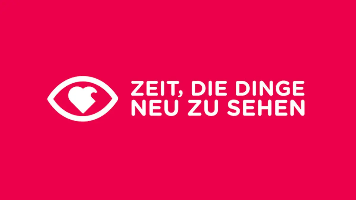 Das Logo der neuen Initiative: "Zeit, die Dinge anders zu sehen."