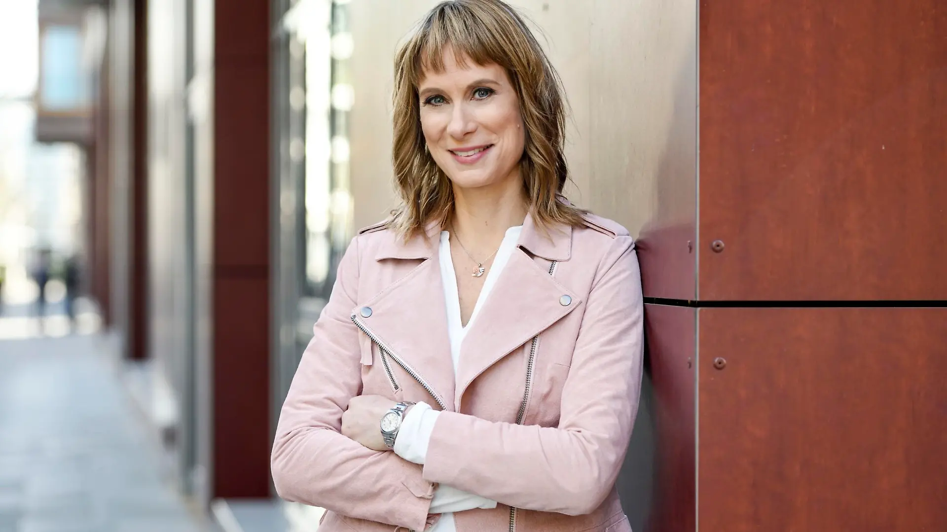 Moderatorin Sandra Eckardt