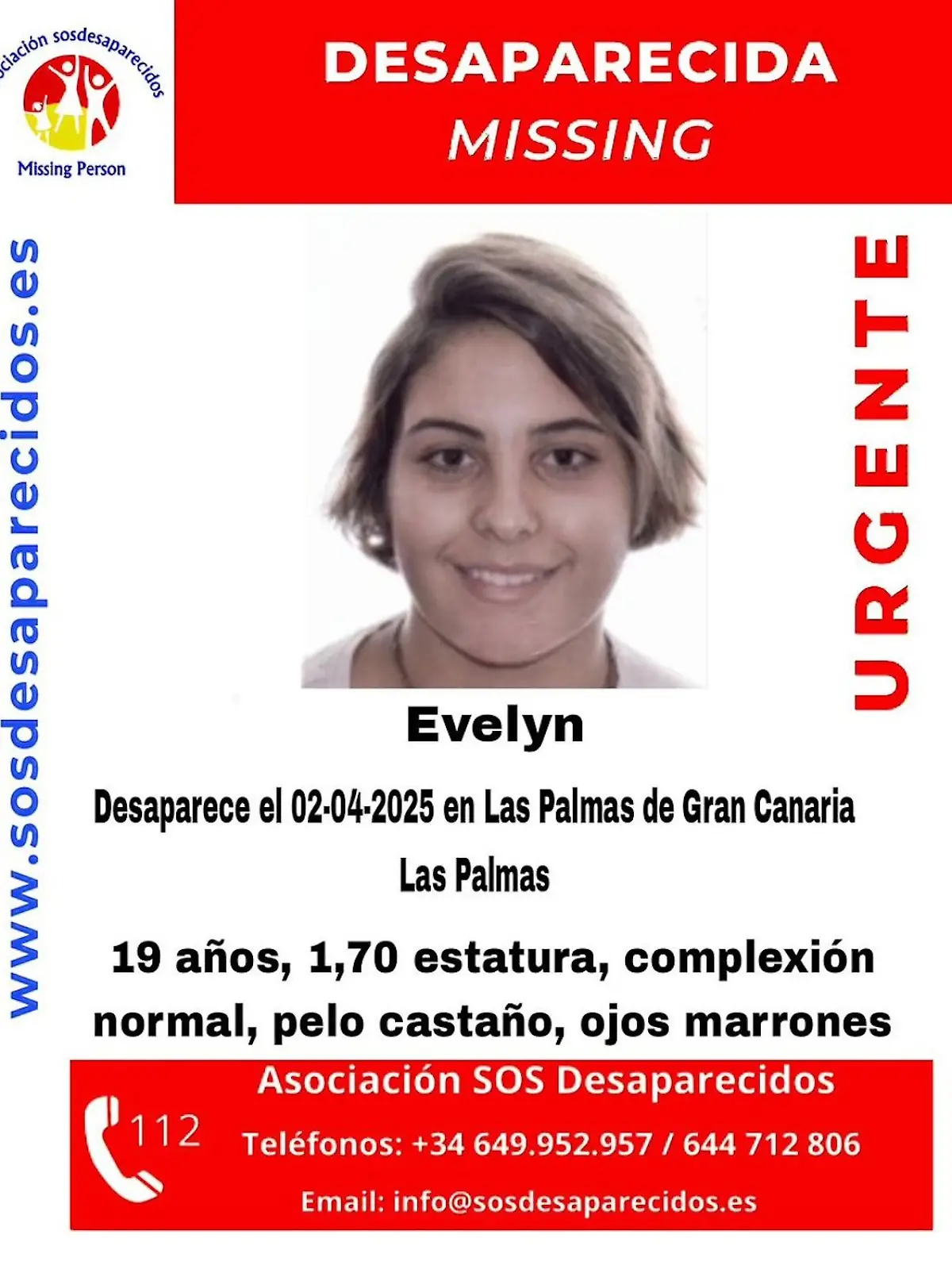 Evelyn wird seit dem 2. April vermisst. Die Polizei sucht nach dem Mädchen.