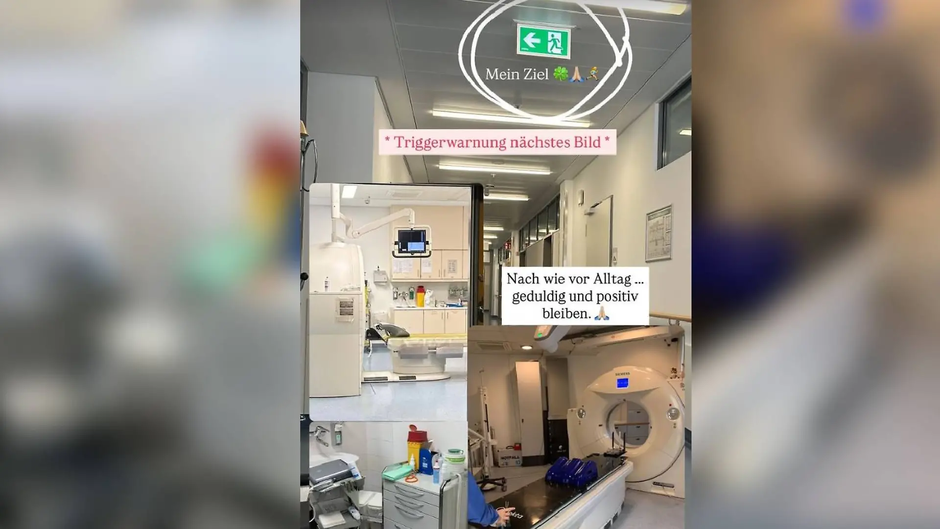 Die Klinik – noch immer der Alltag von Patrice Aminati.