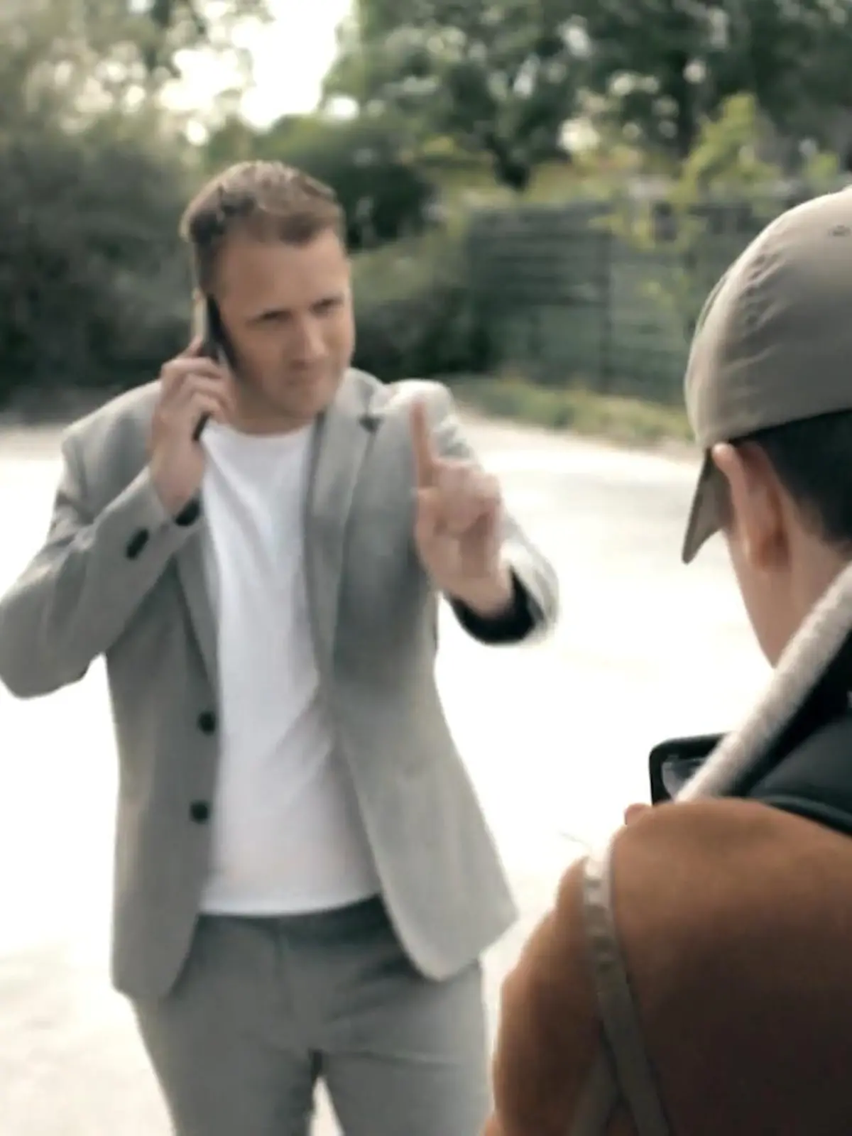 Oliver Pocher mit TikTok-Star Falco Punch