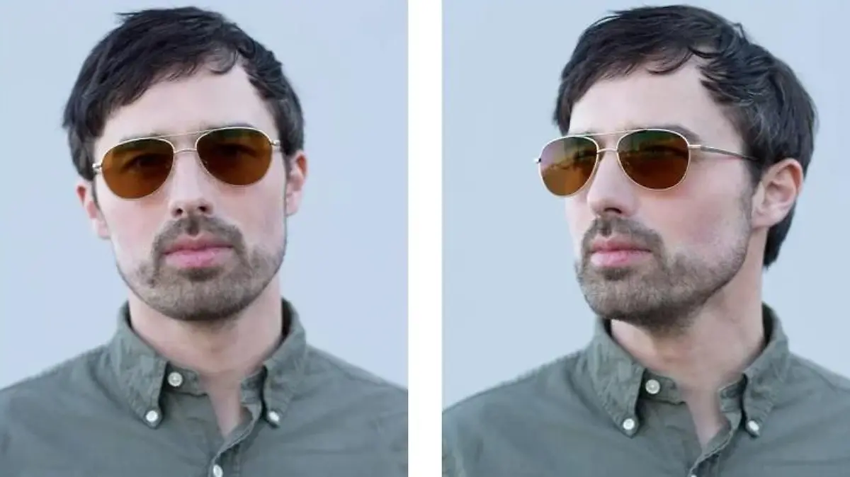 Pilotenbrille Glendale Gold