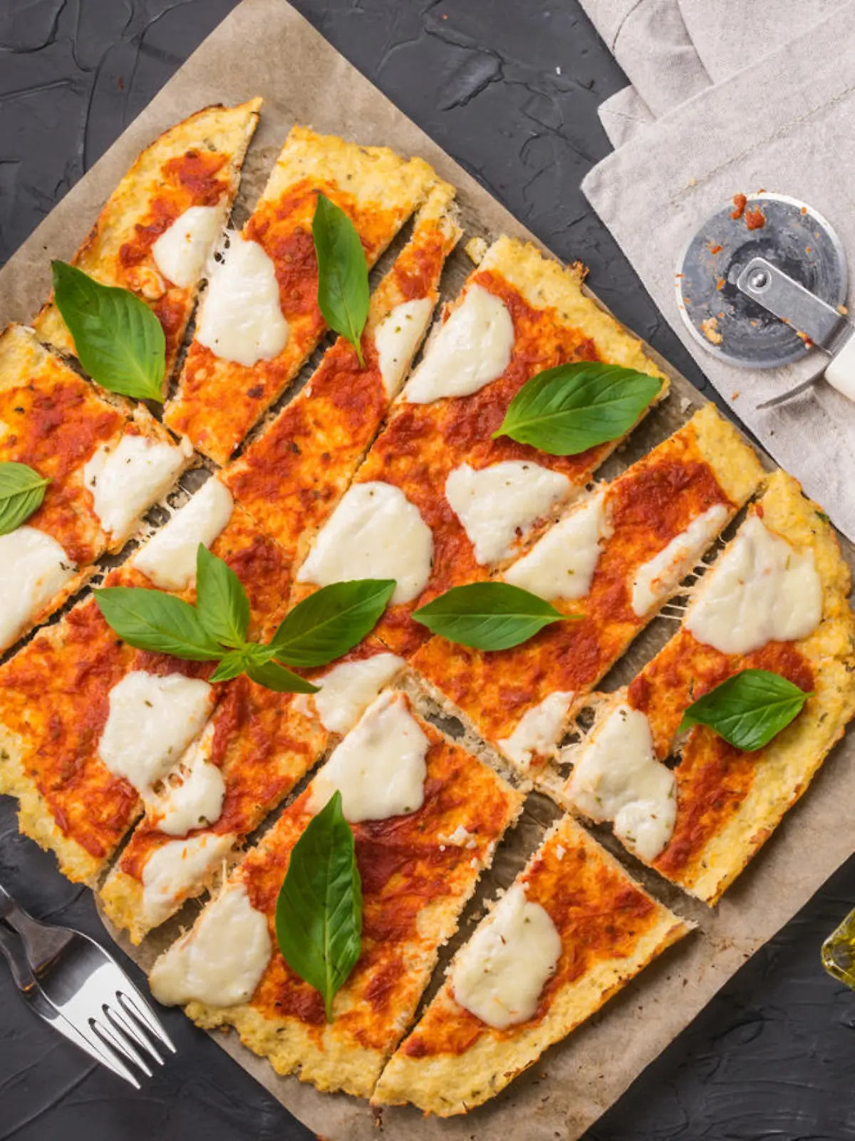 Auch mit Reis-, Mais-, Kartoffel- oder Buchweizenmehl oder glutenfreien Mischungen kann man super Pizza backen