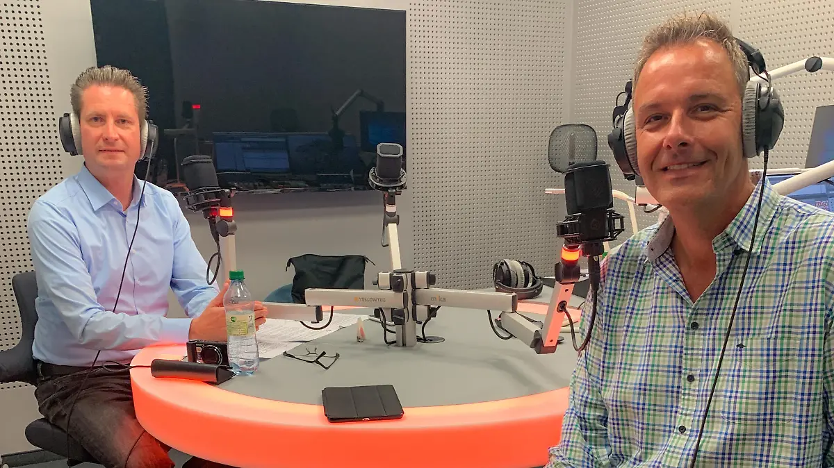 THorsten Sleegers mit dem Gast Dr. Lars Ziegenhain