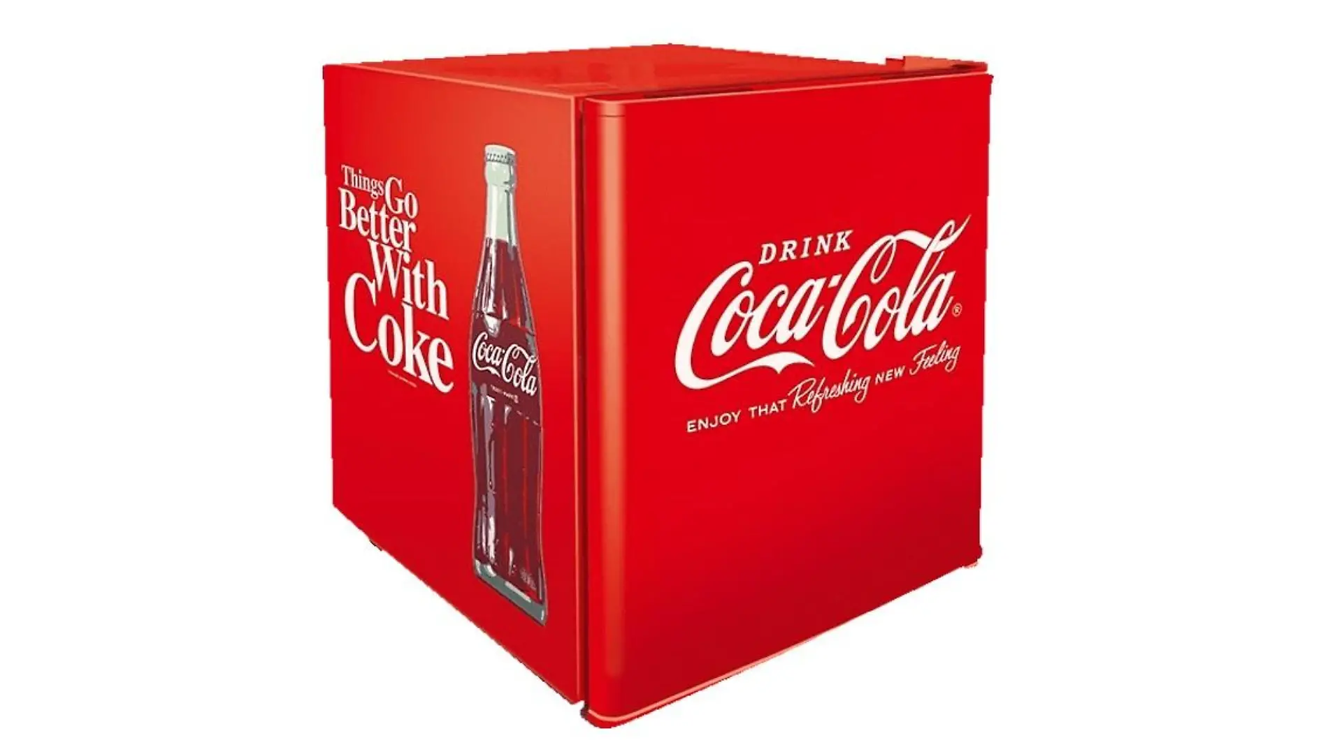 Coca-Cola-Kühlschrank im Retro-Design