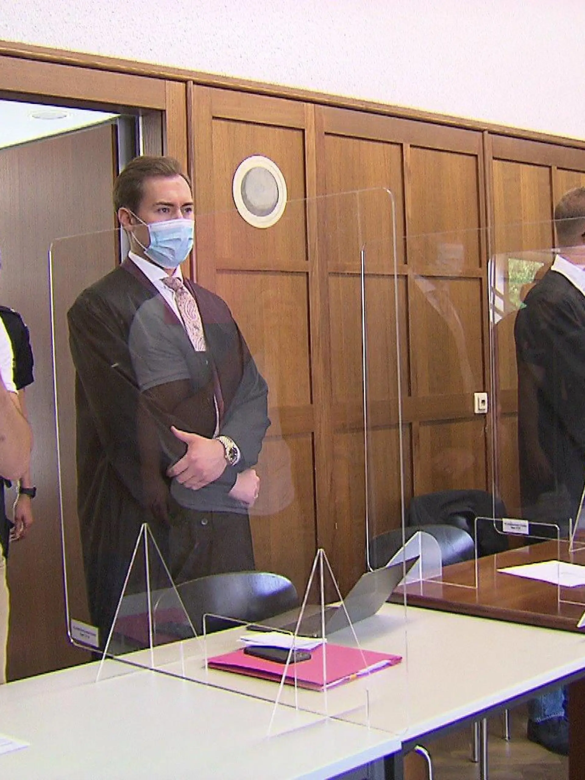 Angeklagte im Prozess Gruppenvergewaltigung