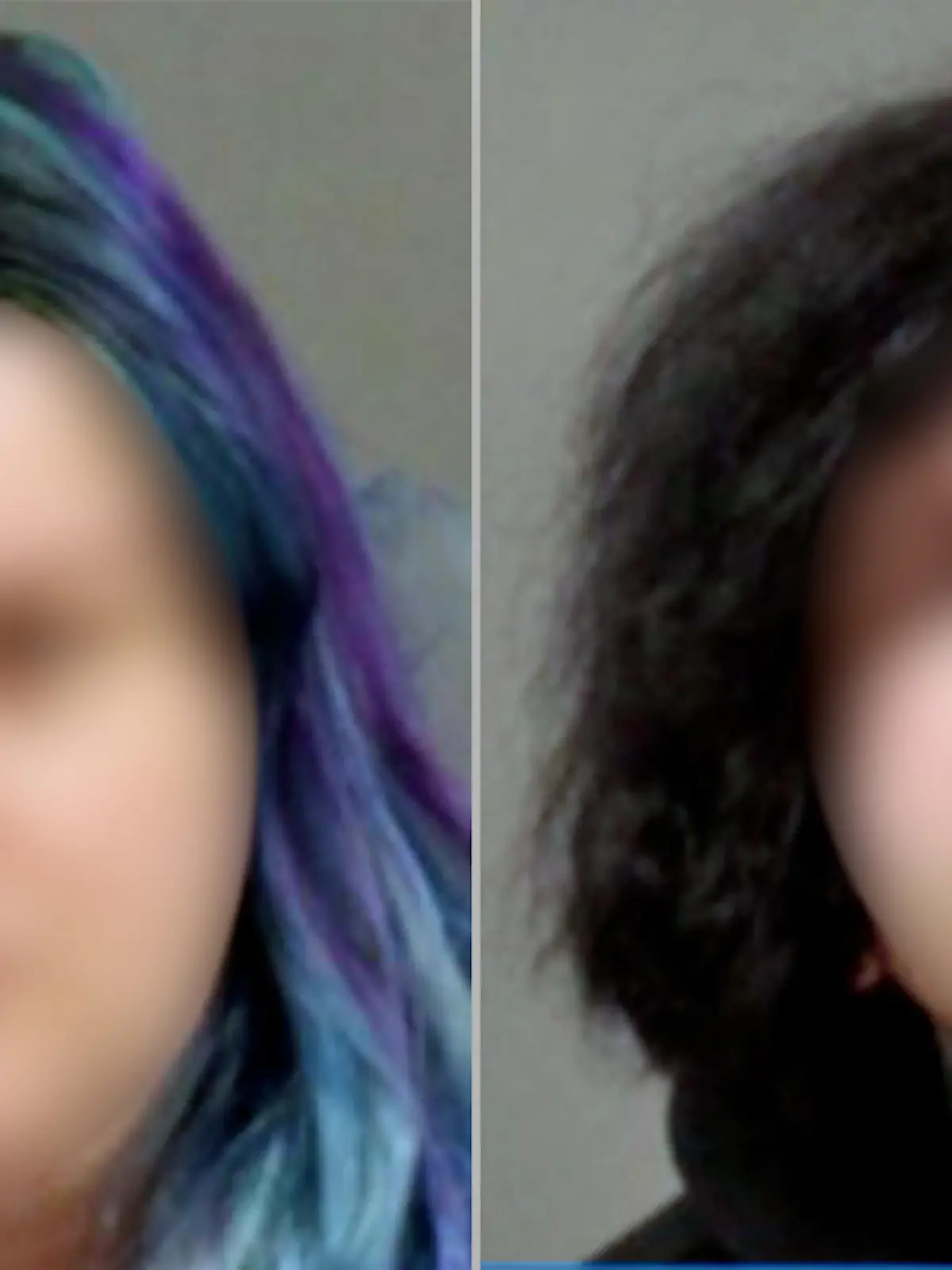 Polizeifotos der Eltern.