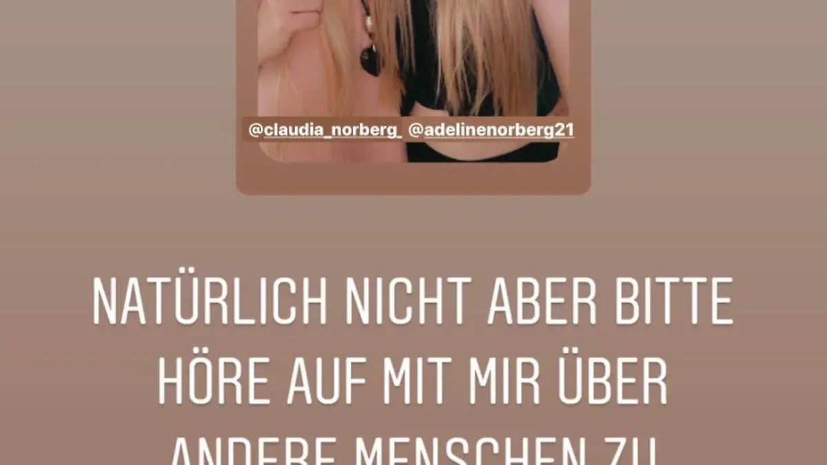 Namenszoff: Adeline Norberg richtet klaren Appell an Mama Claudia