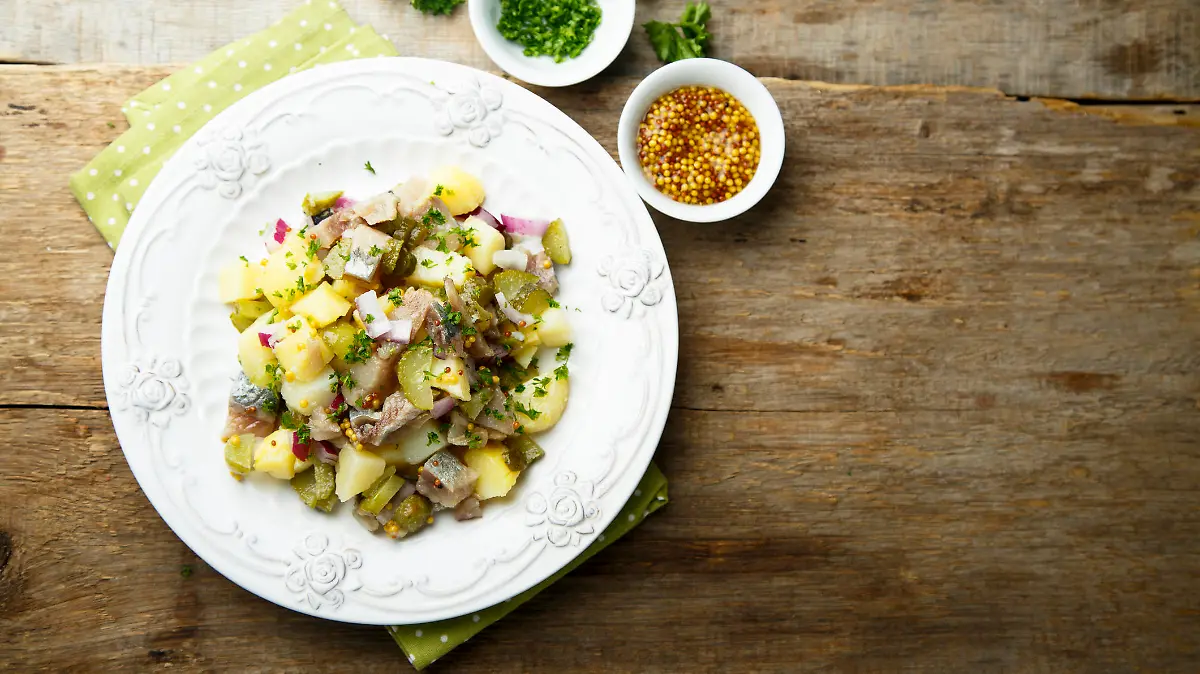 Kartoffel-Gurken-Salat.