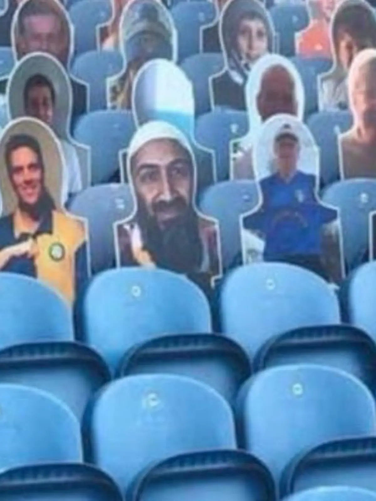 Bin Laden bei Leeds United im Stadion
