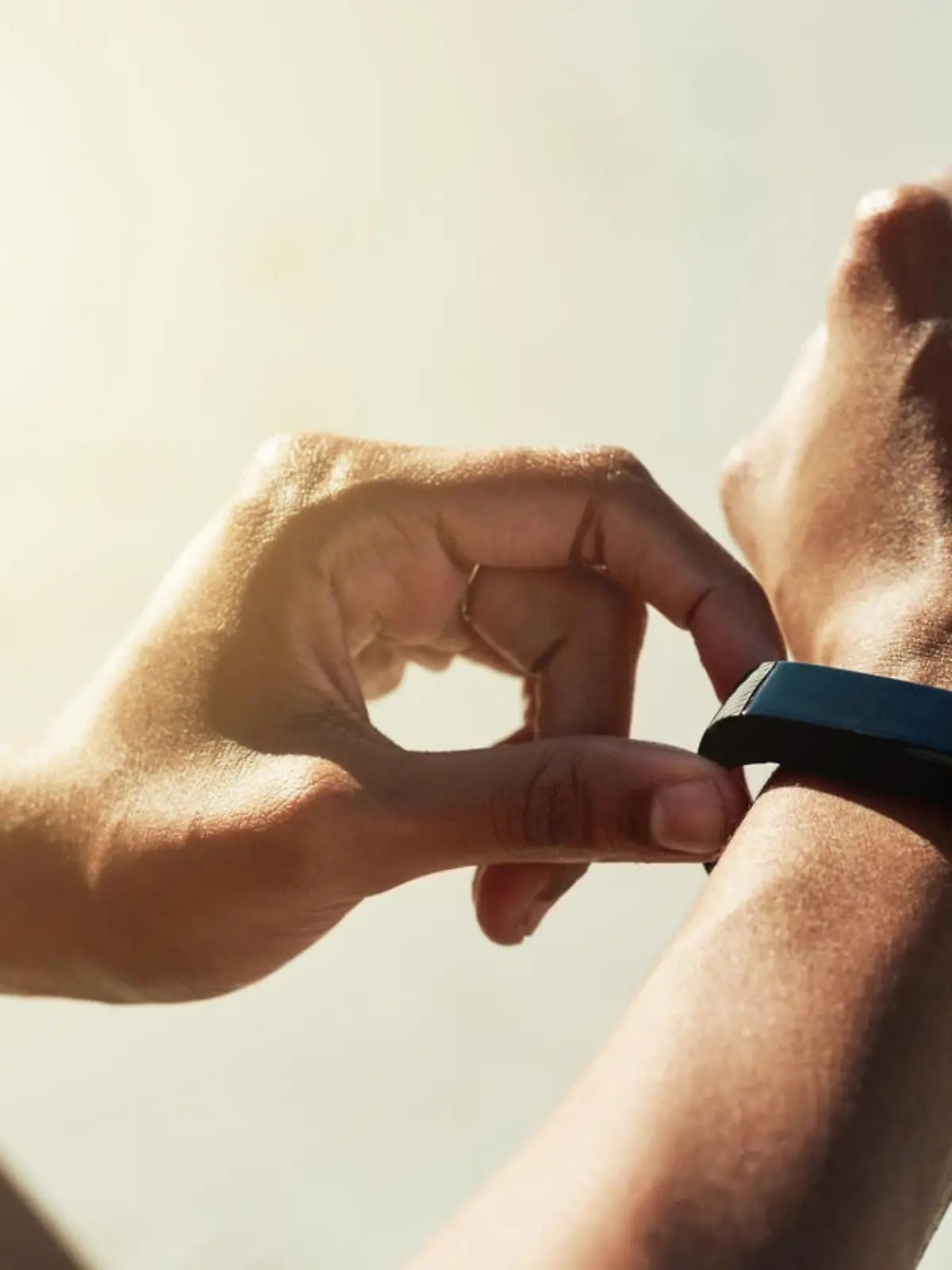Fitnesstracker am Arm