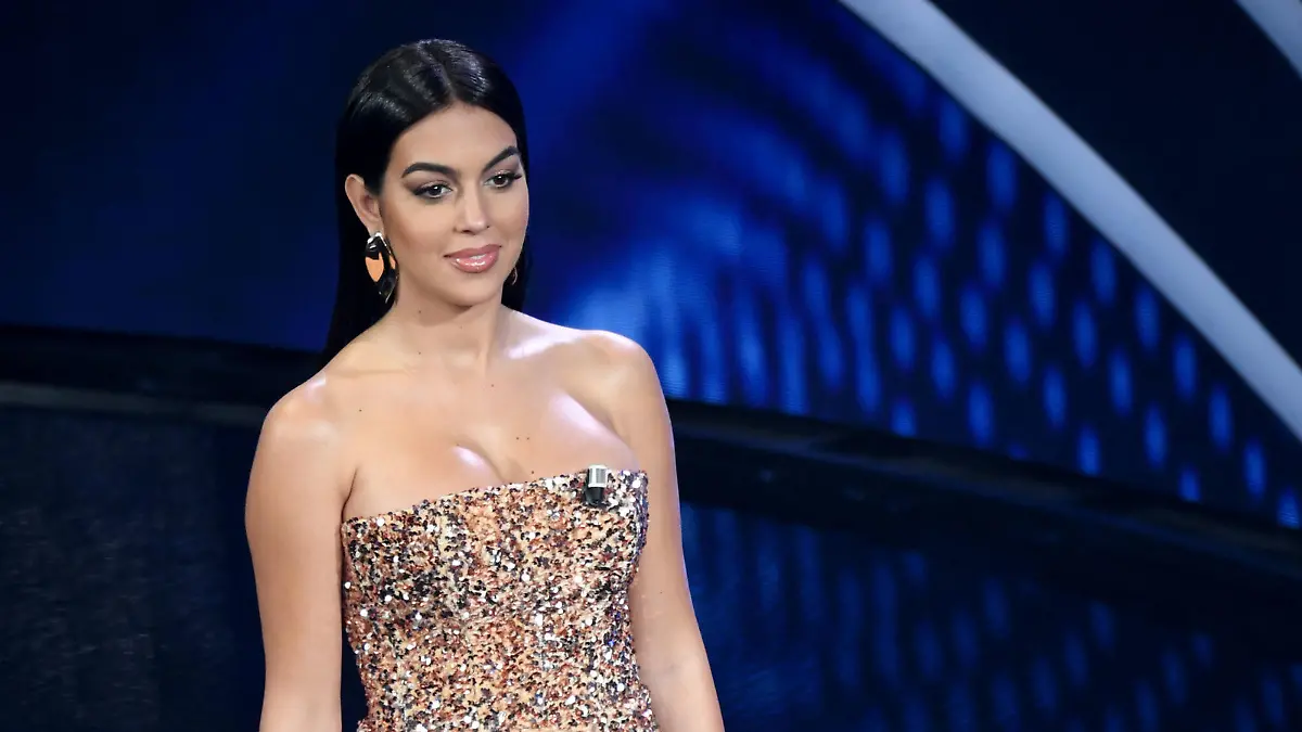 Sanremo, 70th Italian song festival 2020. Third evening. In the photo Georgina Rodriguez |